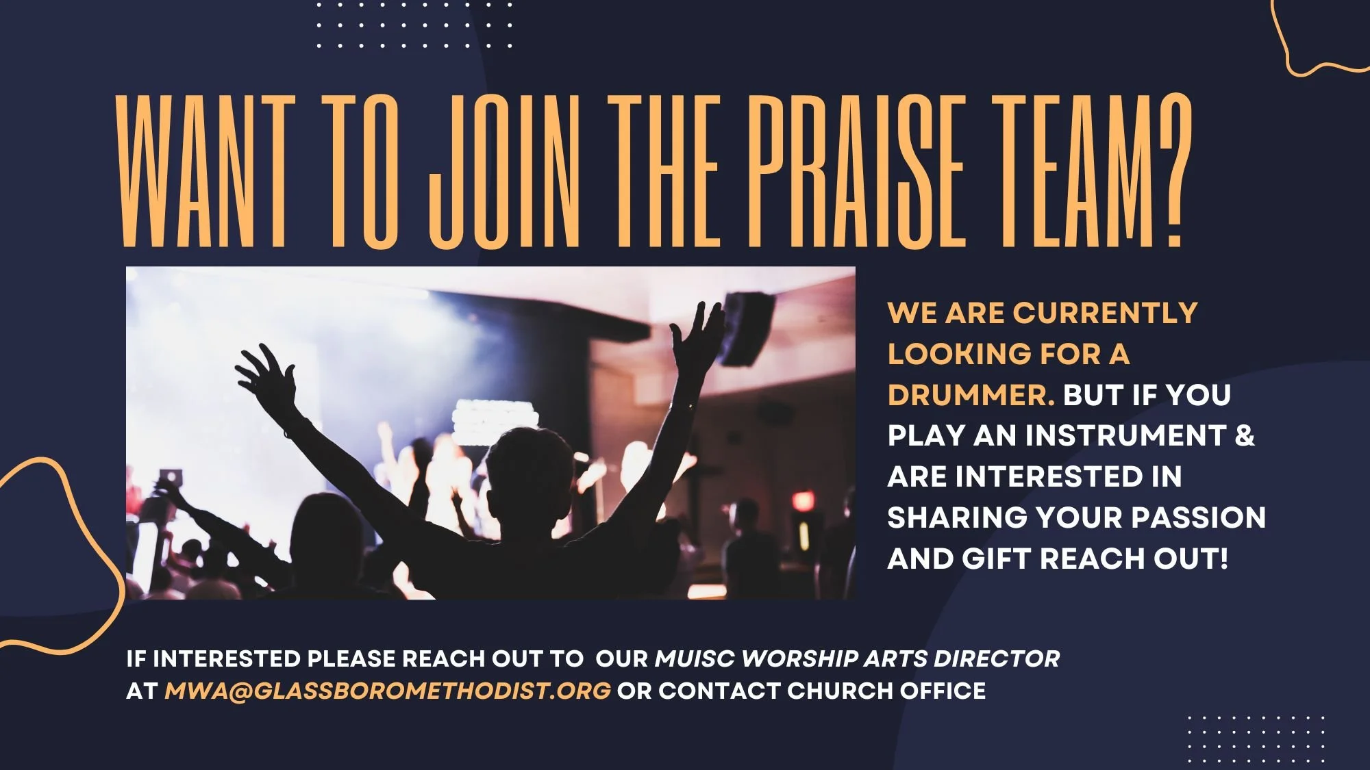 Praise Band invites new members