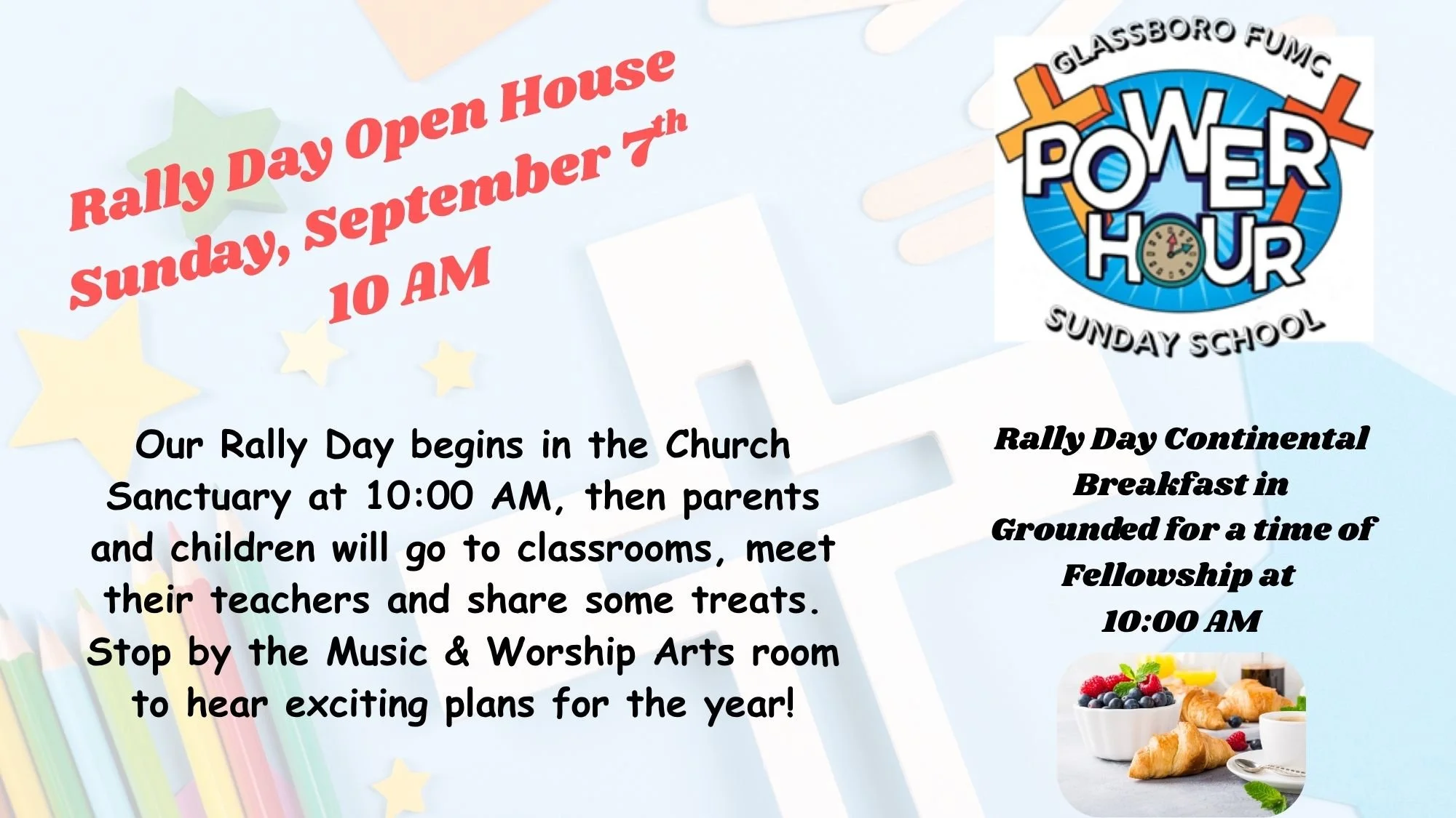 Rally Day Power Hour Open House!
