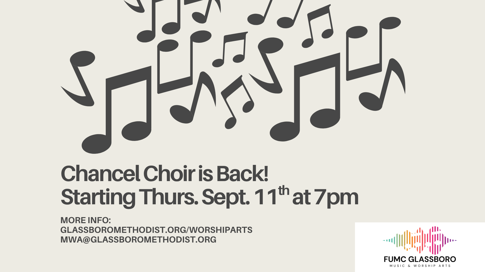 Chancel Choir Is Back!