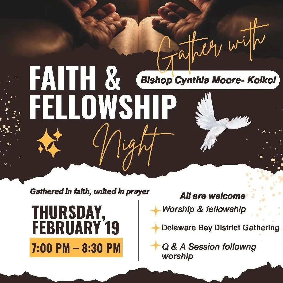 District Evening with the Bishop