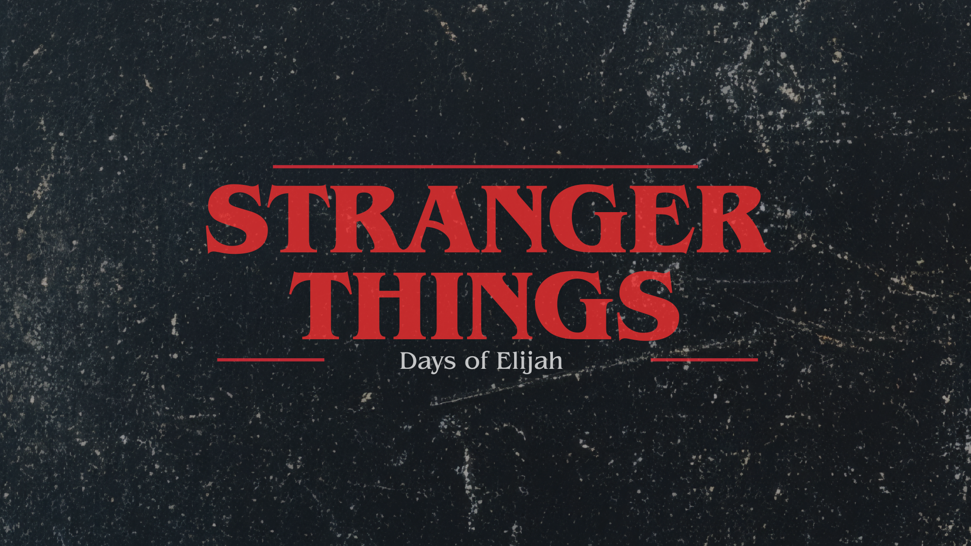 Stranger Things: Days of Elijah