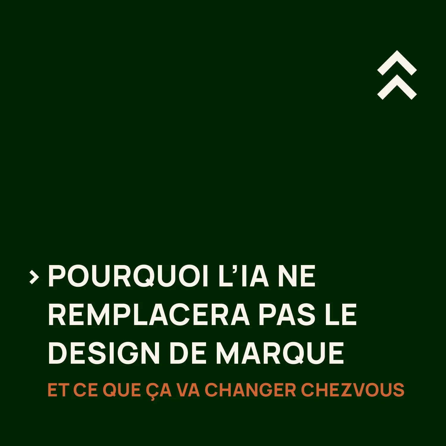 Pourquoi l'IA ne remplacera pas le design de marque — et comment elle va changer votre façon de l'acheter