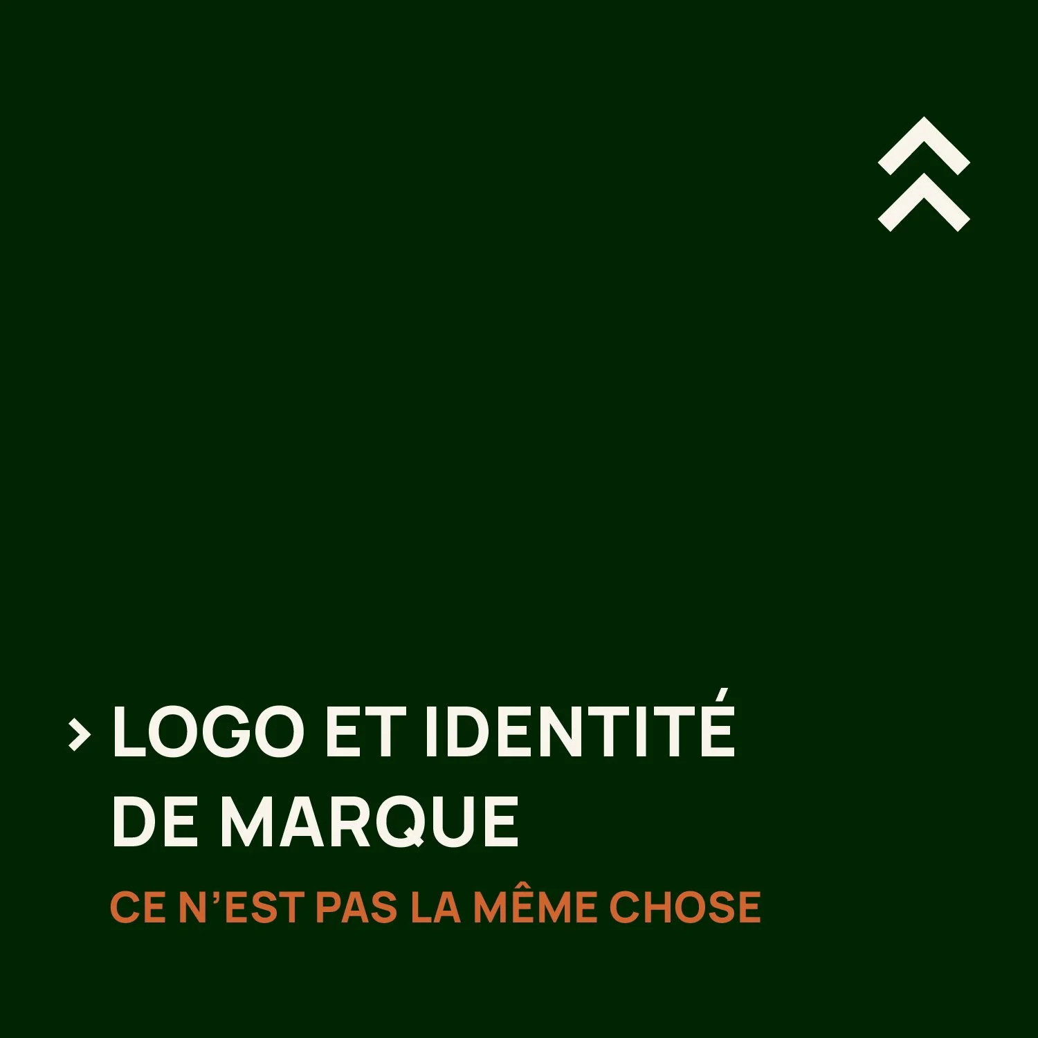 Logo et identité de marque : ce n'est pas la même chose