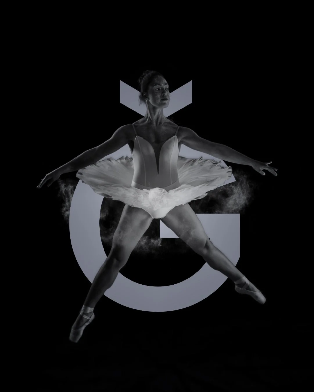 Sublogo et montage photo de l'identité visuelle de GRAVITÉ réalisé par le studio indépendant lapousse.