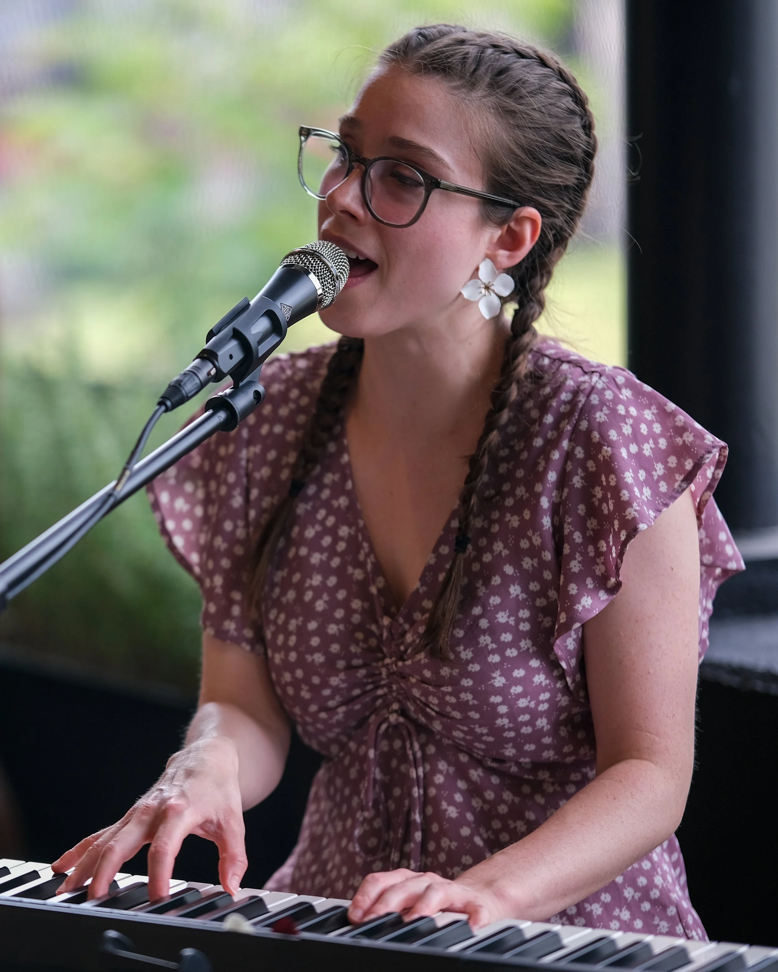 singing and playing original song