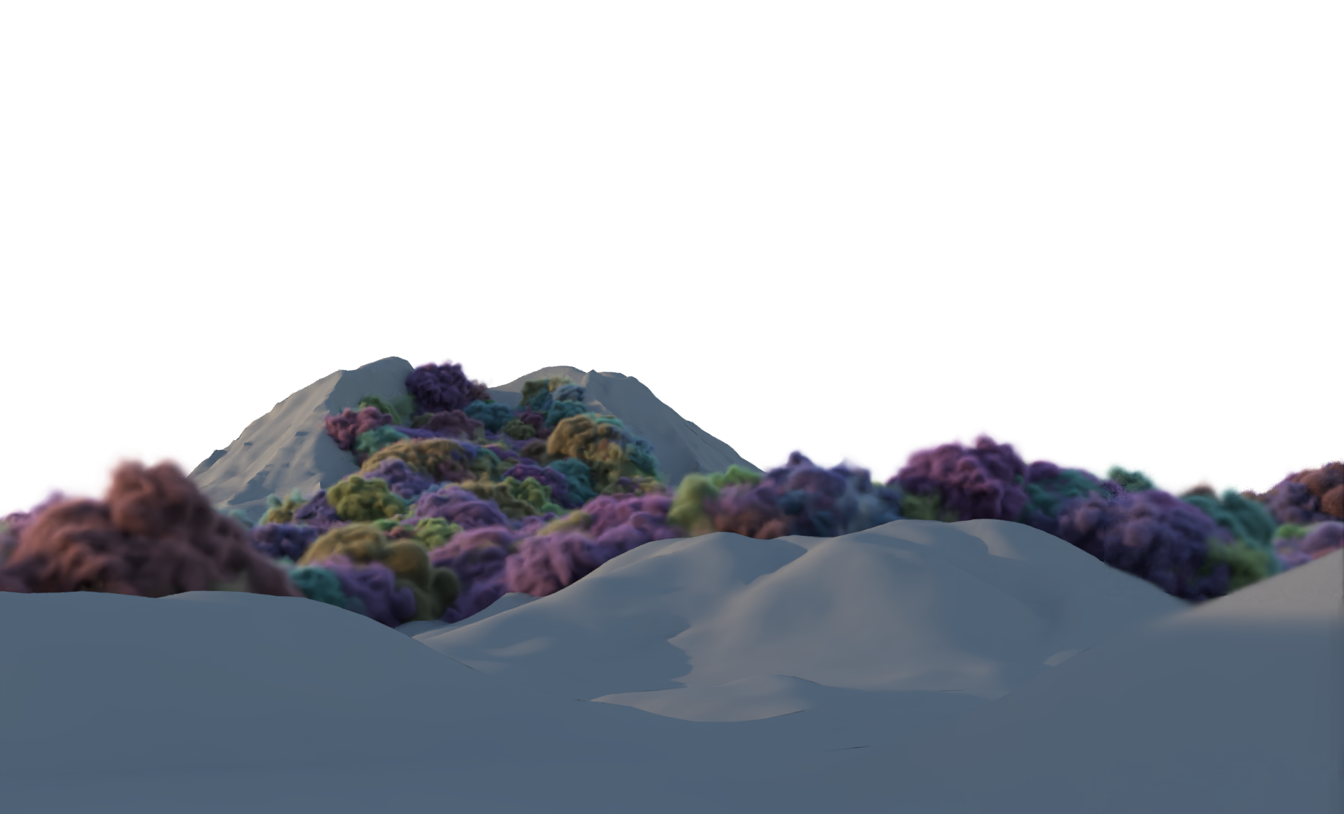 Used a set of pyroclastic rolling smoke objects