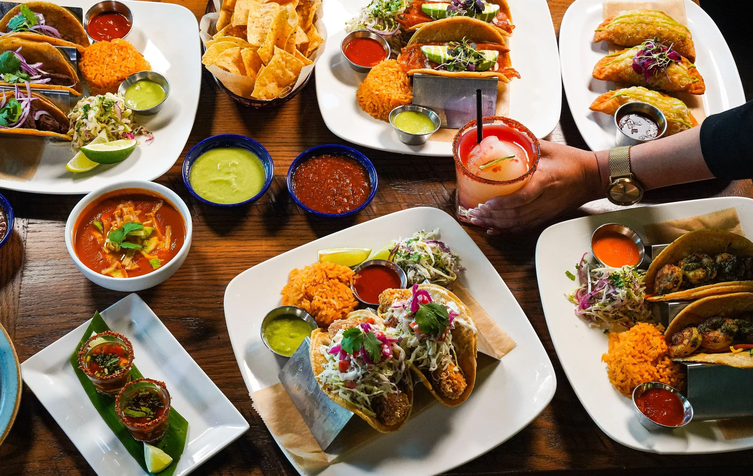Milagro's texmex classic dishes and frozen margaritas in dallas