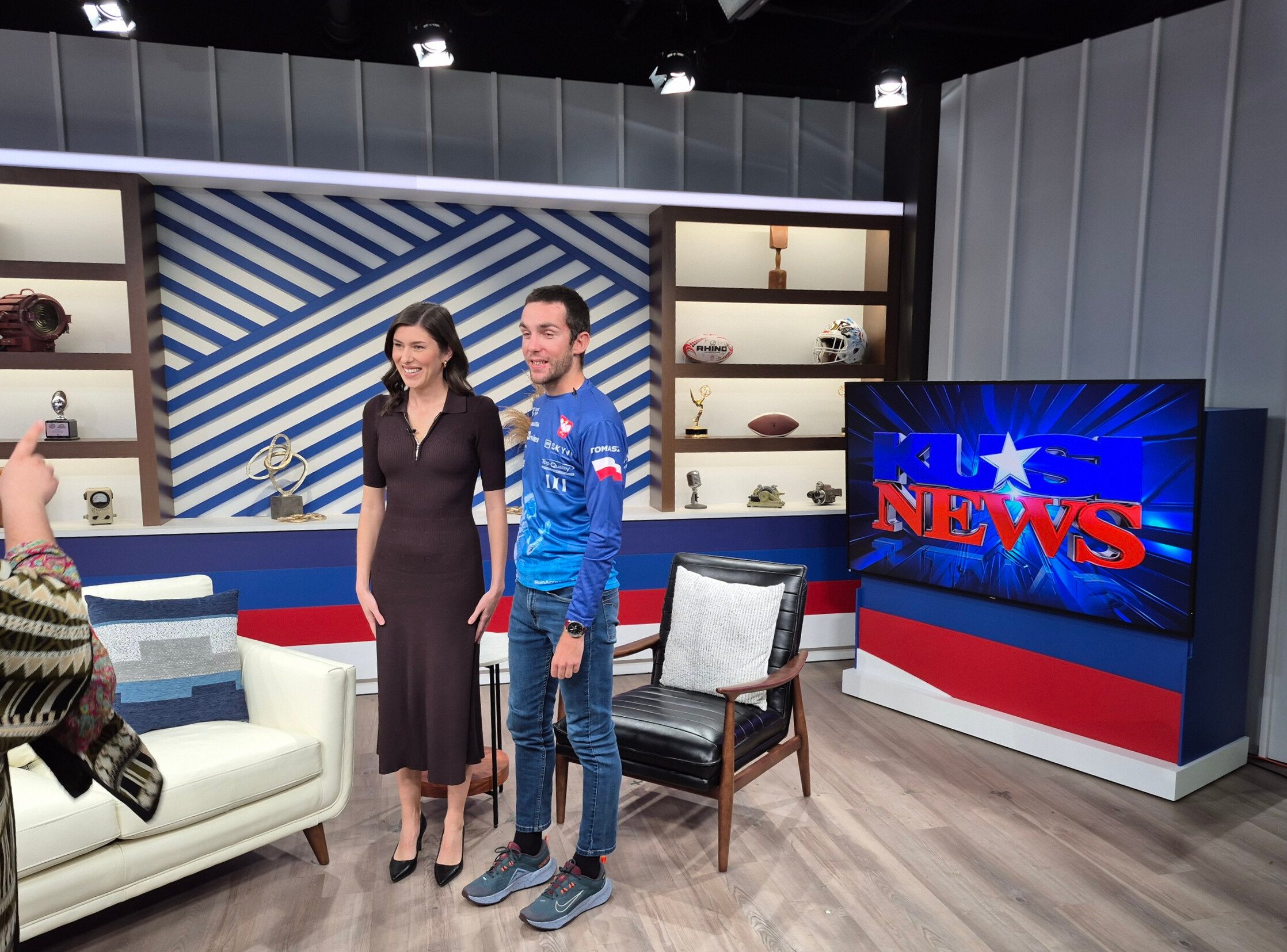 San Diego KUSI News Tomasz with correspondent 