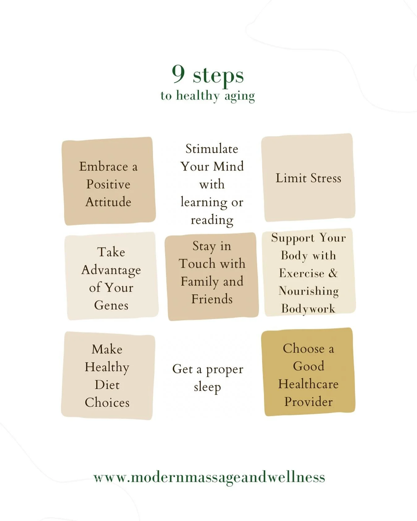 💛Aging well isn&rsquo;t about chasing youth &mdash; it&rsquo;s about supporting your body and nervous system so you can thrive in every season of life. 🌿

Here are 9 steps to healthy aging you can start today:
✨ Embrace a positive attitude
📚 Keep 