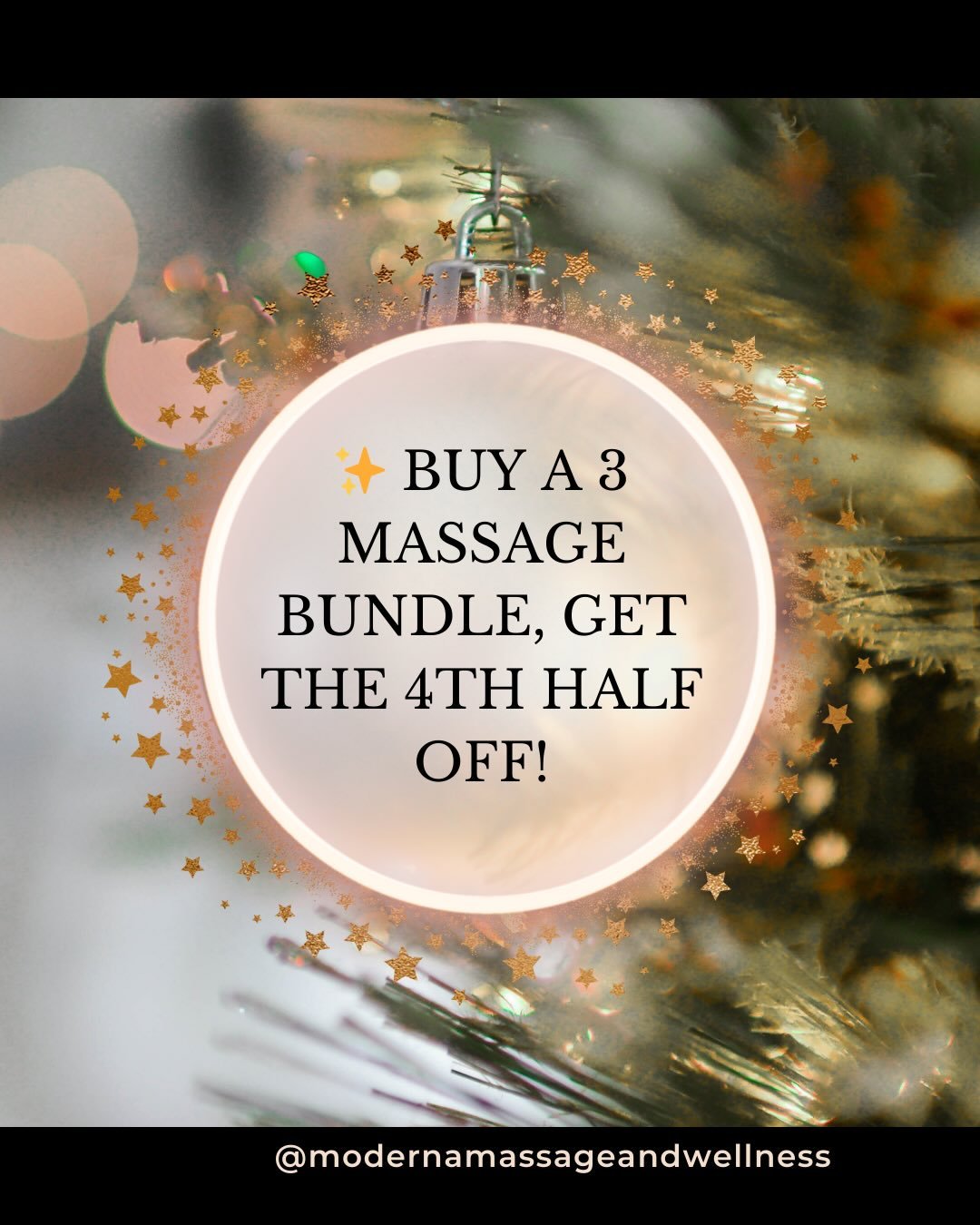 🎄3 ways to SAVE on your new year massages!
Or
Purchase the perfect meaningful gift  for your loved one!