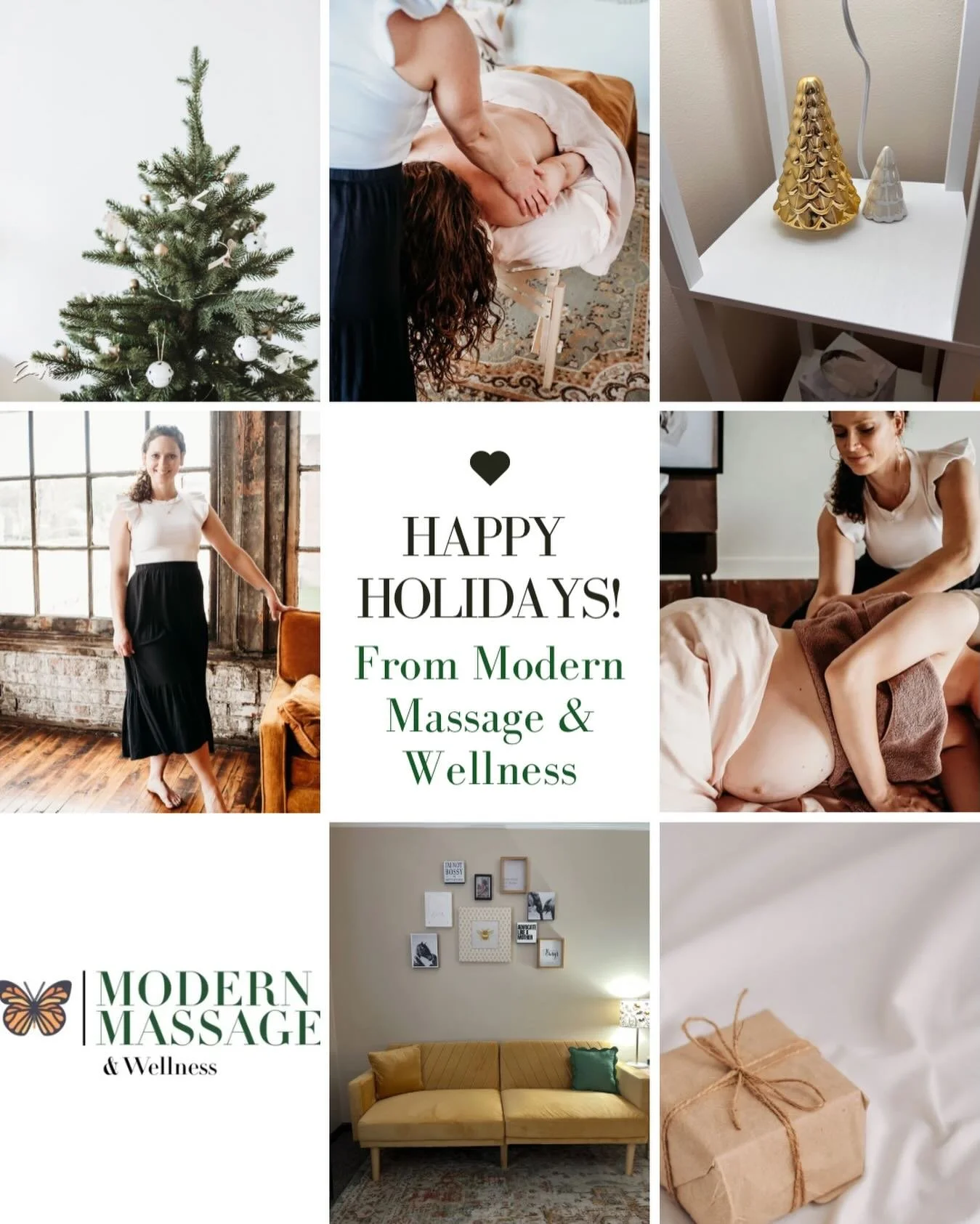Wishing you a cozy, peaceful Christmas Eve and a beautiful Christmas Day. 🎄✨

I&rsquo;m so deeply grateful for every client who trusted me with their care this year &mdash; and for every loved one who thought of Modern Massage &amp; Wellness when ch