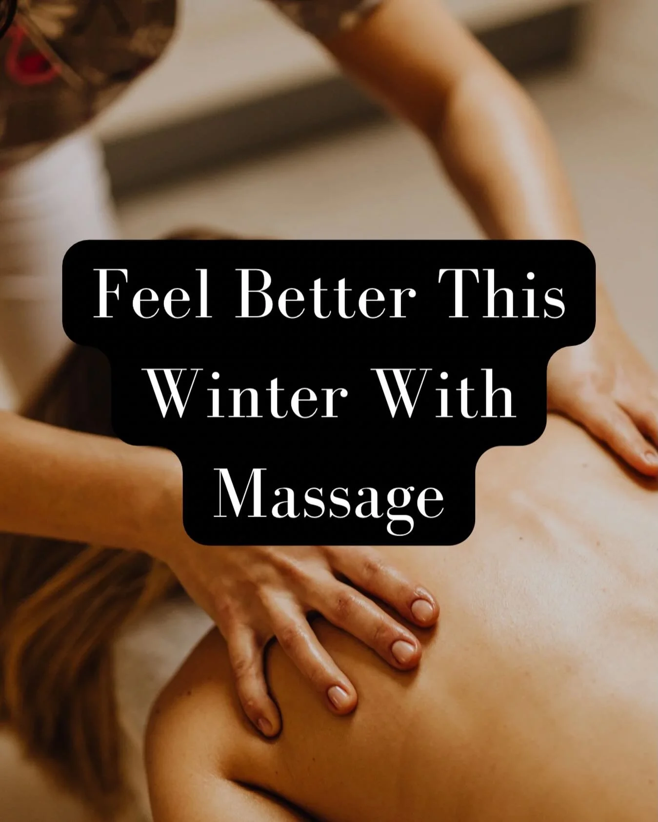 👀Regular massage during winter can:
	&bull;	Reduce muscle stiffness and joint discomfort
	&bull;	Improve circulation and tissue hydration
	&bull;	Support relaxation and sleep quality
	&bull;	Help regulate stress hormones

🤍Rather than waiting for p