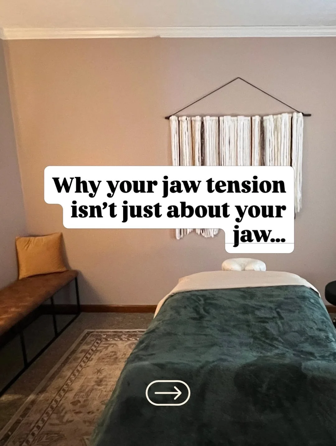 ✨Jaw tension is rarely just about the jaw.

💛It&rsquo;s connected to:
&bull; your neck
&bull; your shoulders
&bull; your nervous system

💛Many women I work with:
&rarr; clench without realizing
&rarr; wake up with tension
&rarr; carry stress in the