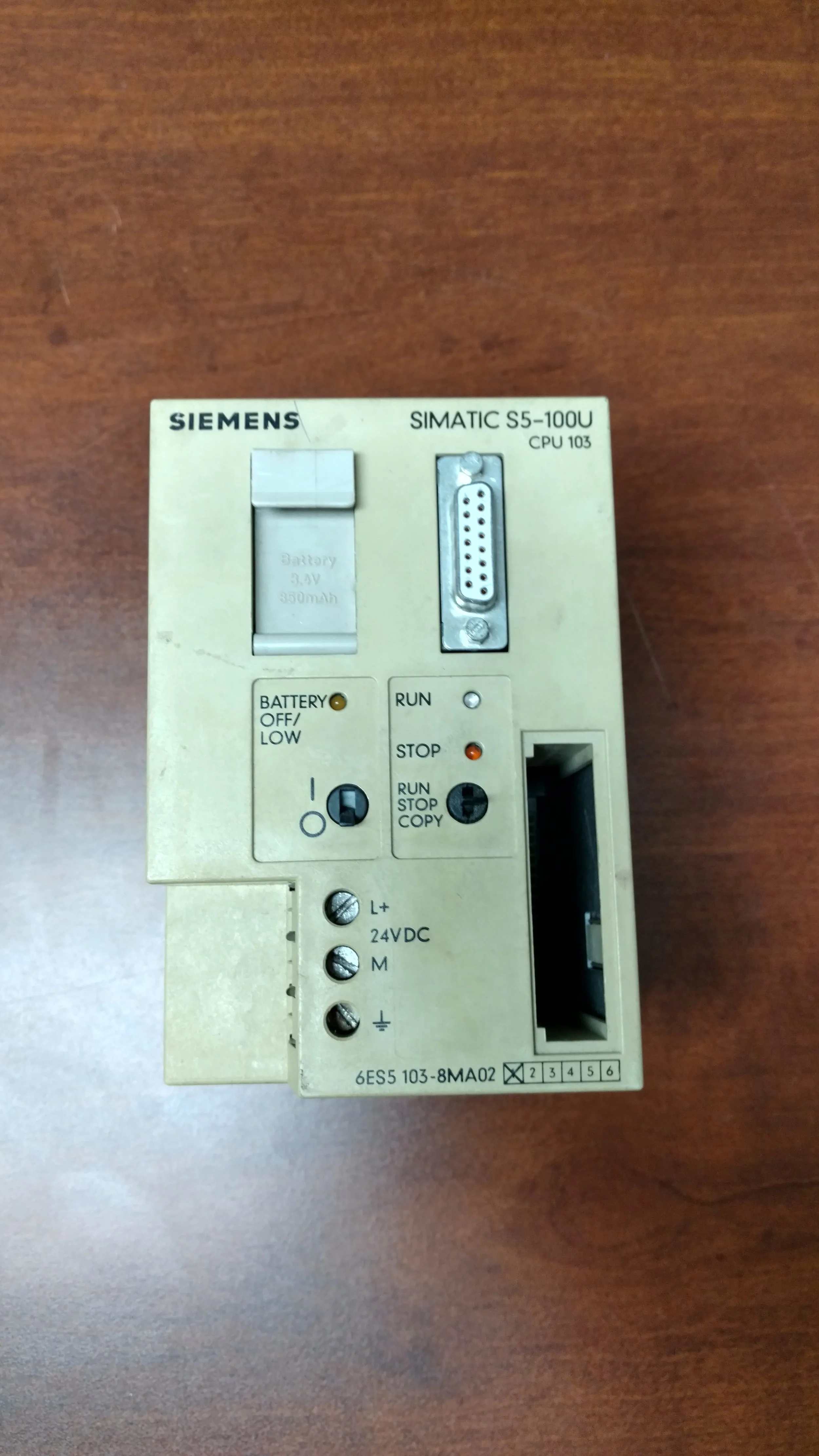 Siemens	S5-95U	6ES5 103 8MA02
