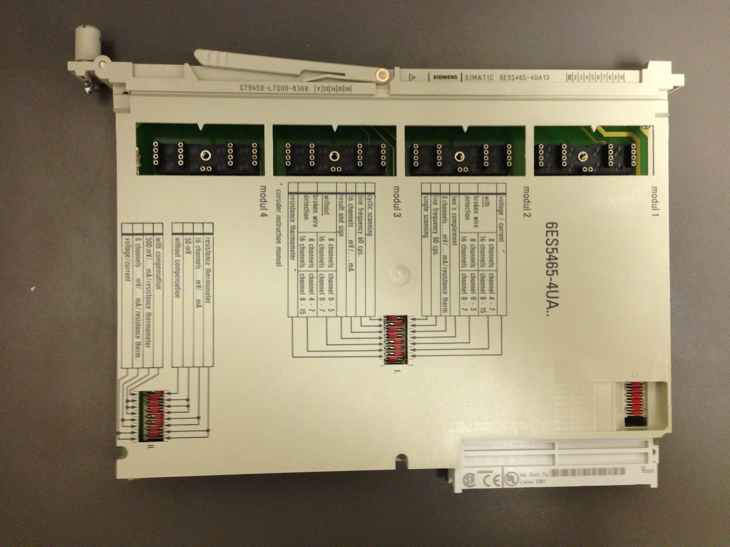 Siemens	S5-155U	6ES5 465 4UA13