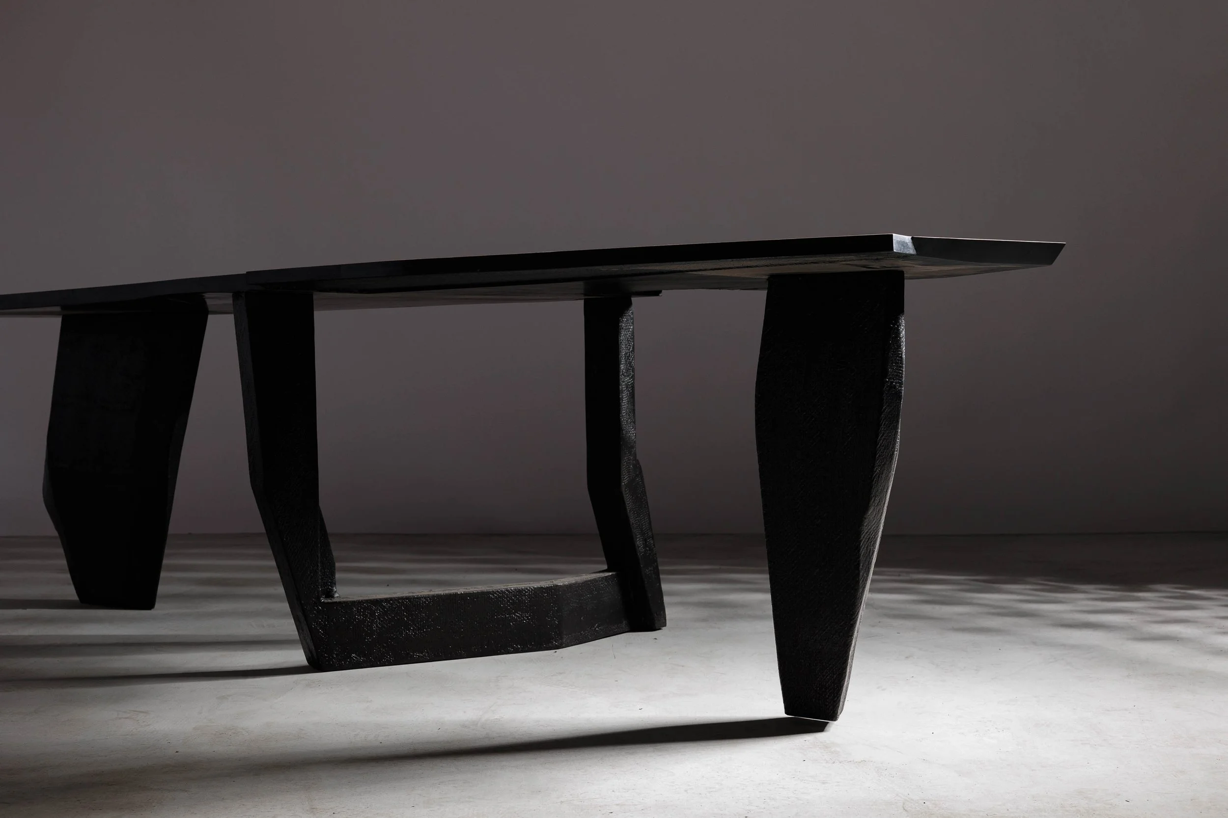 Walnut and Ash Brutalist Dining Table EM202- 12.jpg