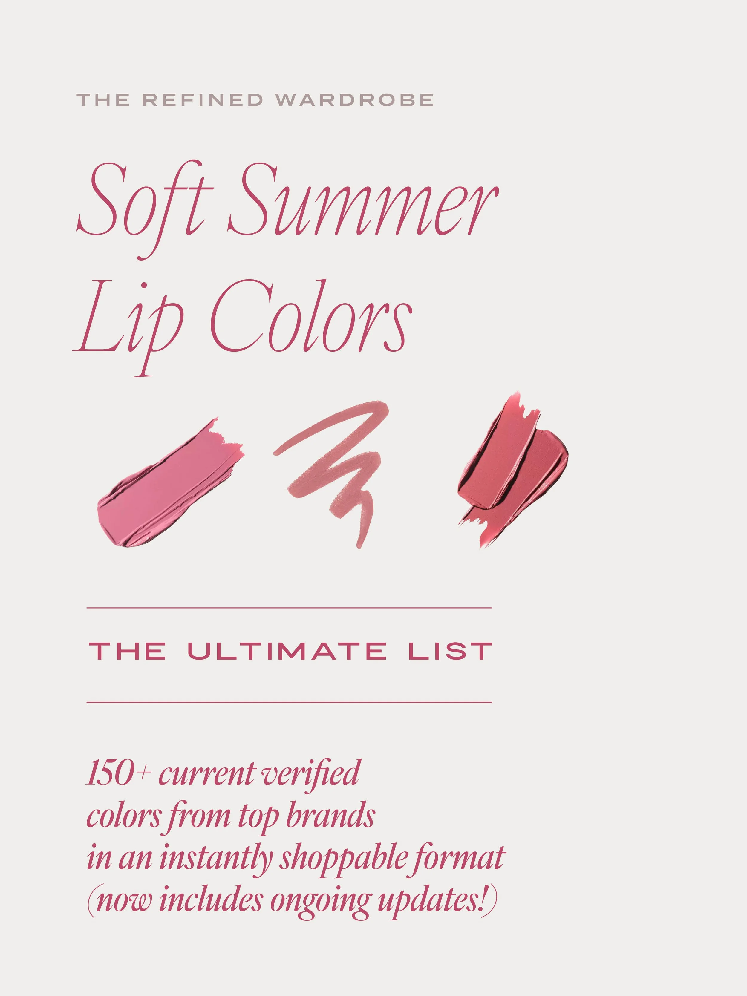Soft Summer Lip Guide