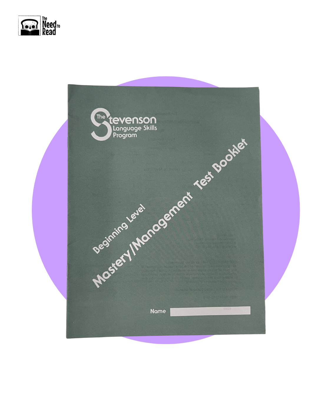 Beginning Green Level Mastery/Management Test Booklet