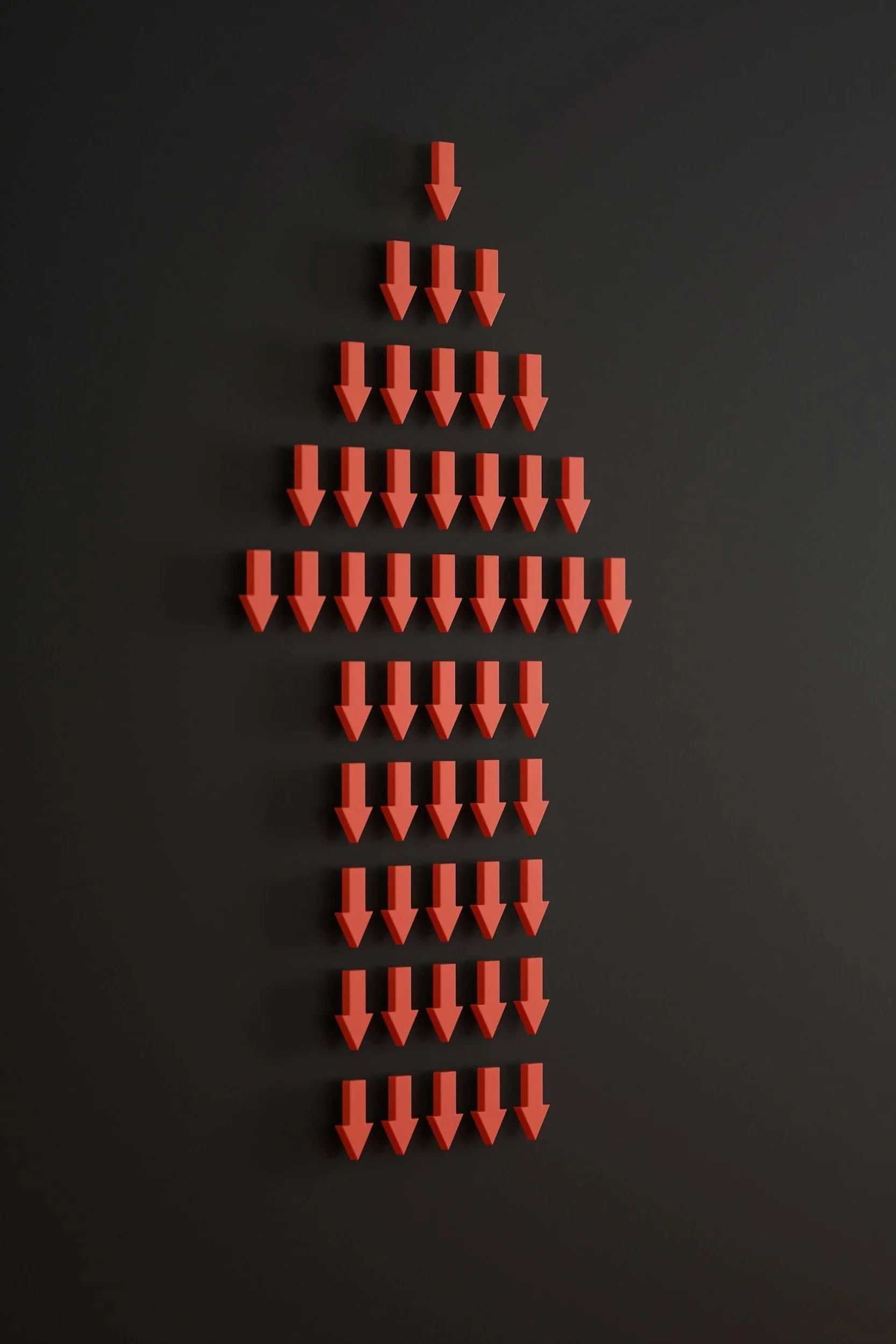 Arrows pointing in the wrong direction