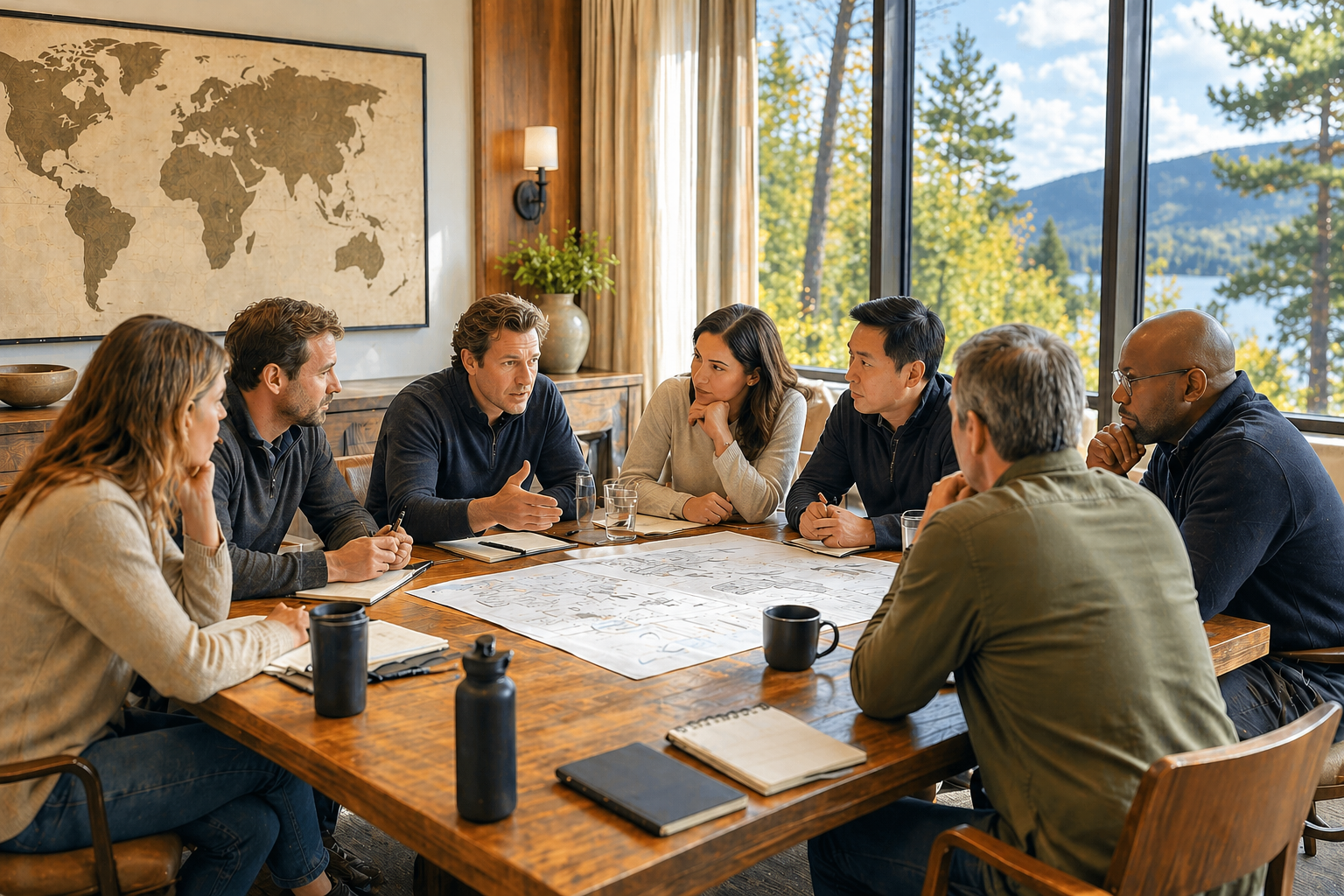 Leadership team strategic planning session