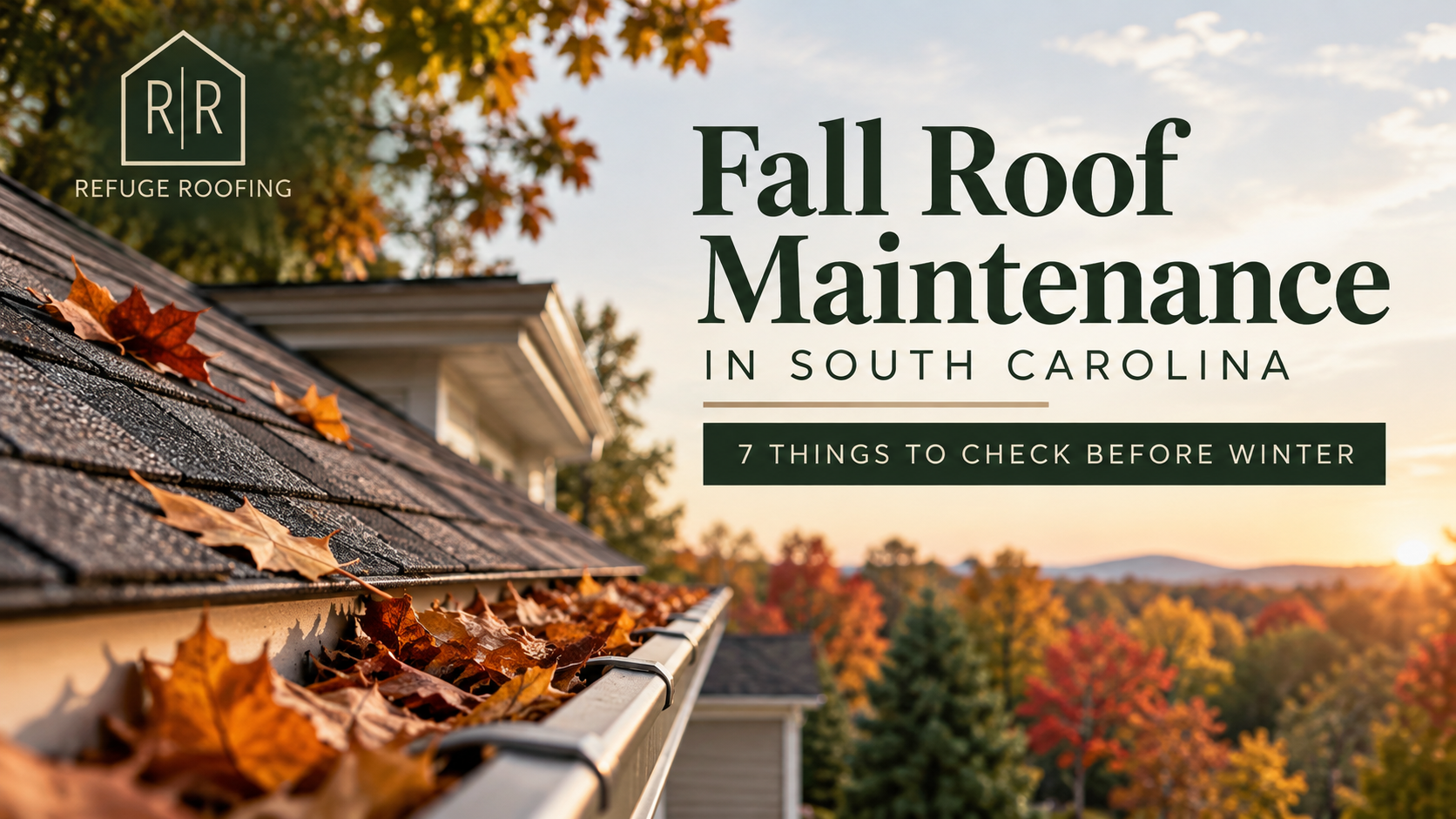 Fall Roof Maintenance in South Carolina: 7 Things to Check Before Winter