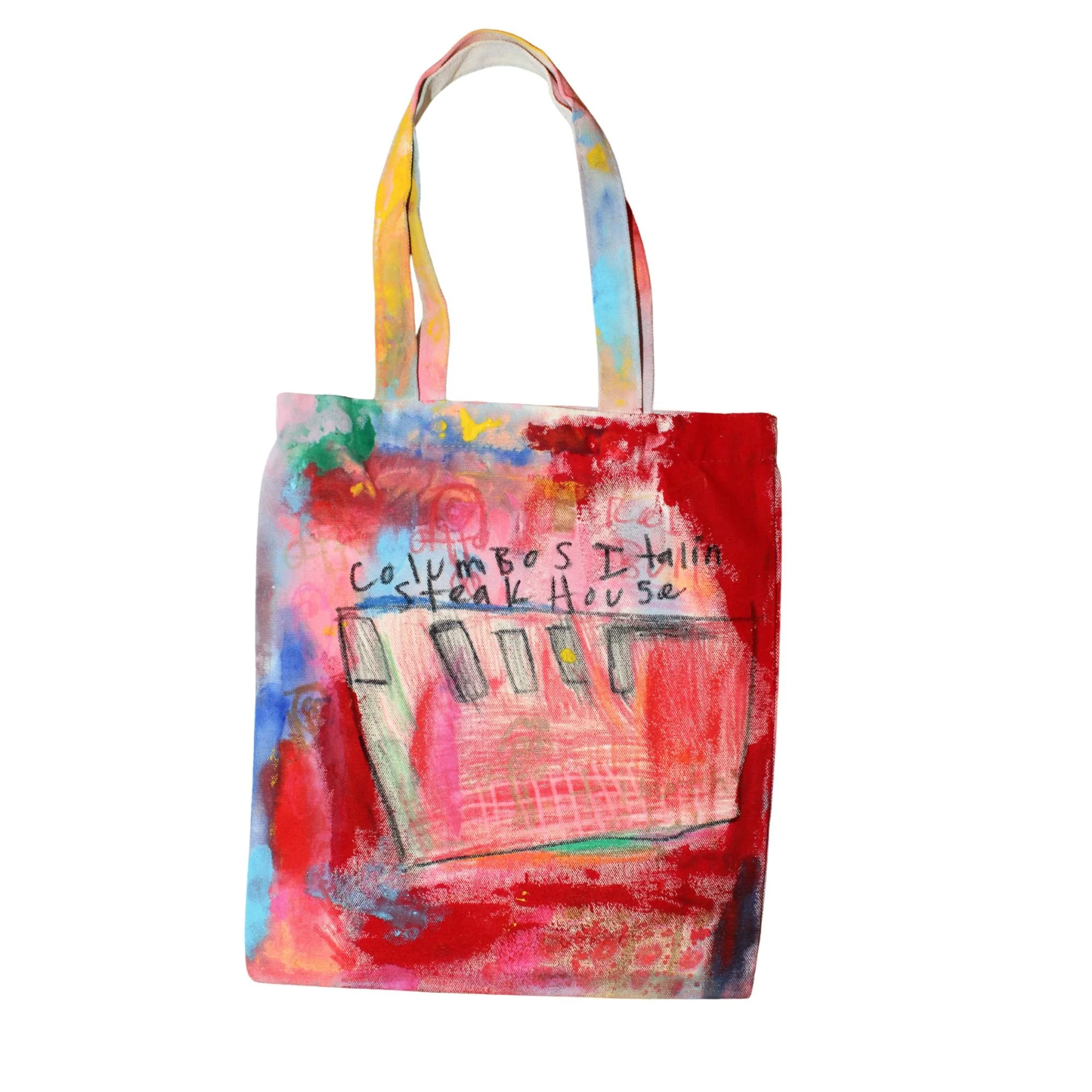Hand Painted Totebag by Estelle Gray