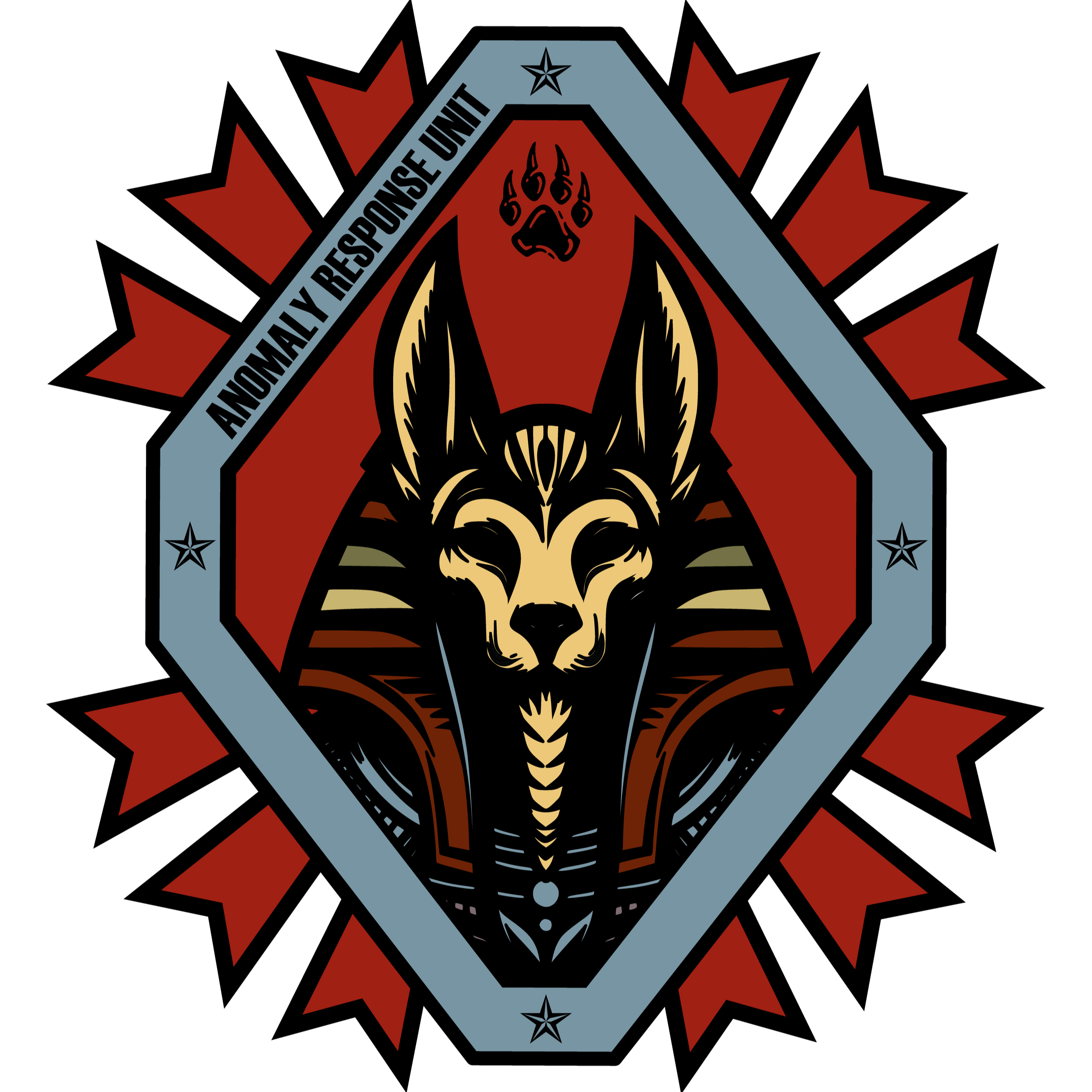 Anomaly Response Unit ARU official branch insignia of The Meowlitia