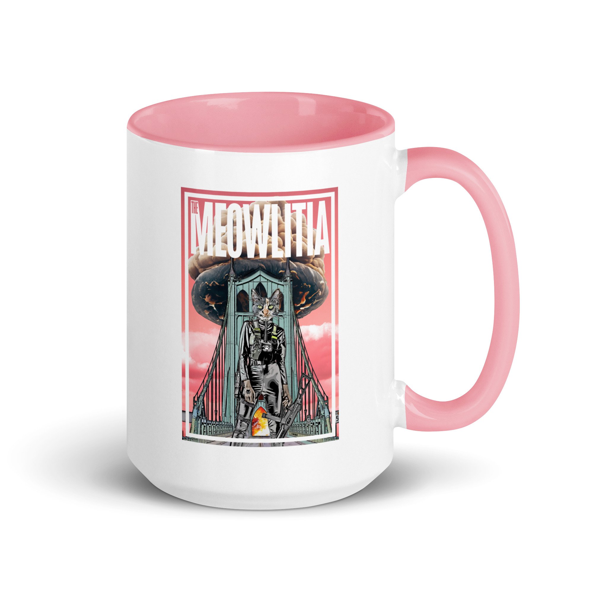 © The Meowlitia | Feline-inspired graphic mug by The Meowlitia for cat lovers