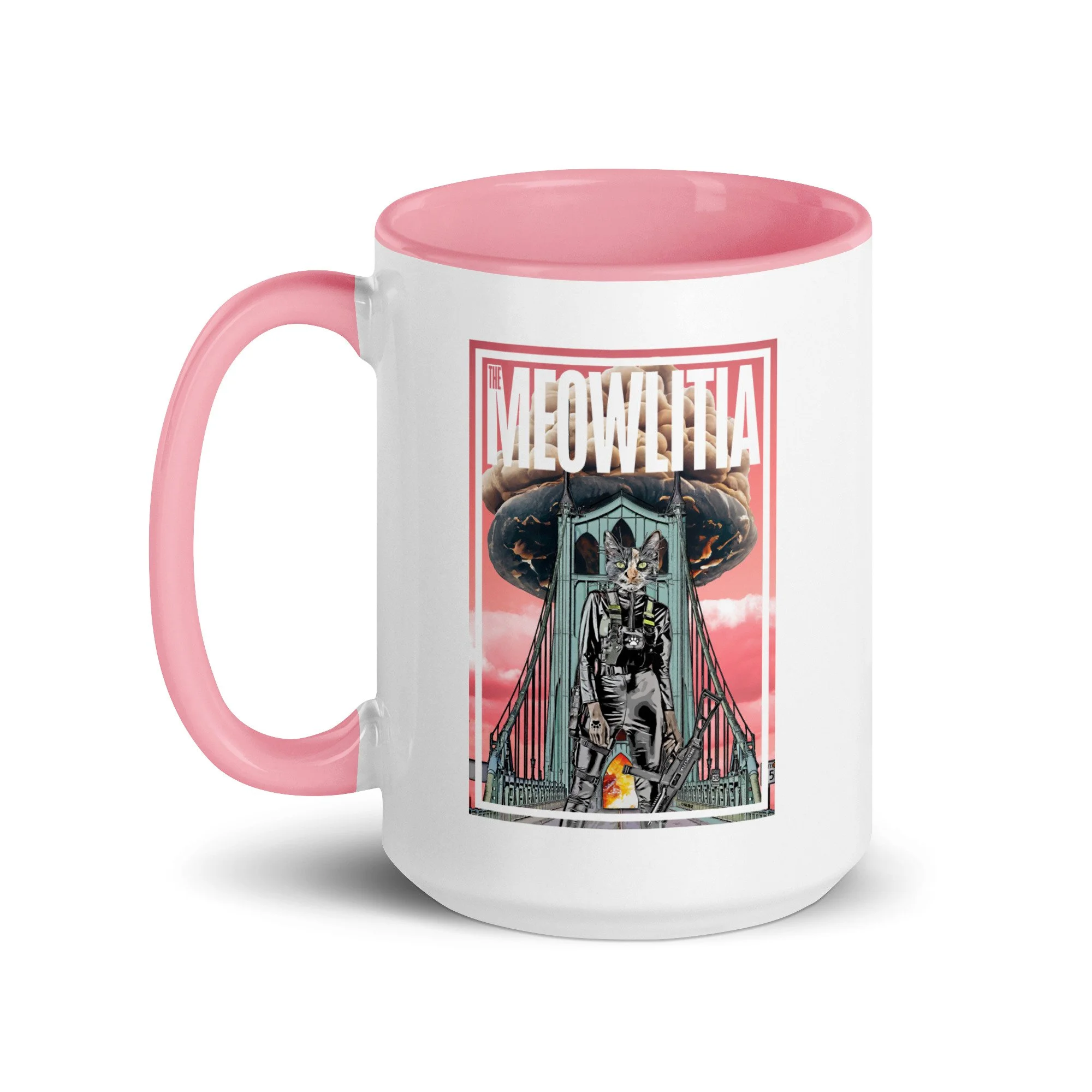 © The Meowlitia | Feline-inspired graphic mug by The Meowlitia for cat lovers