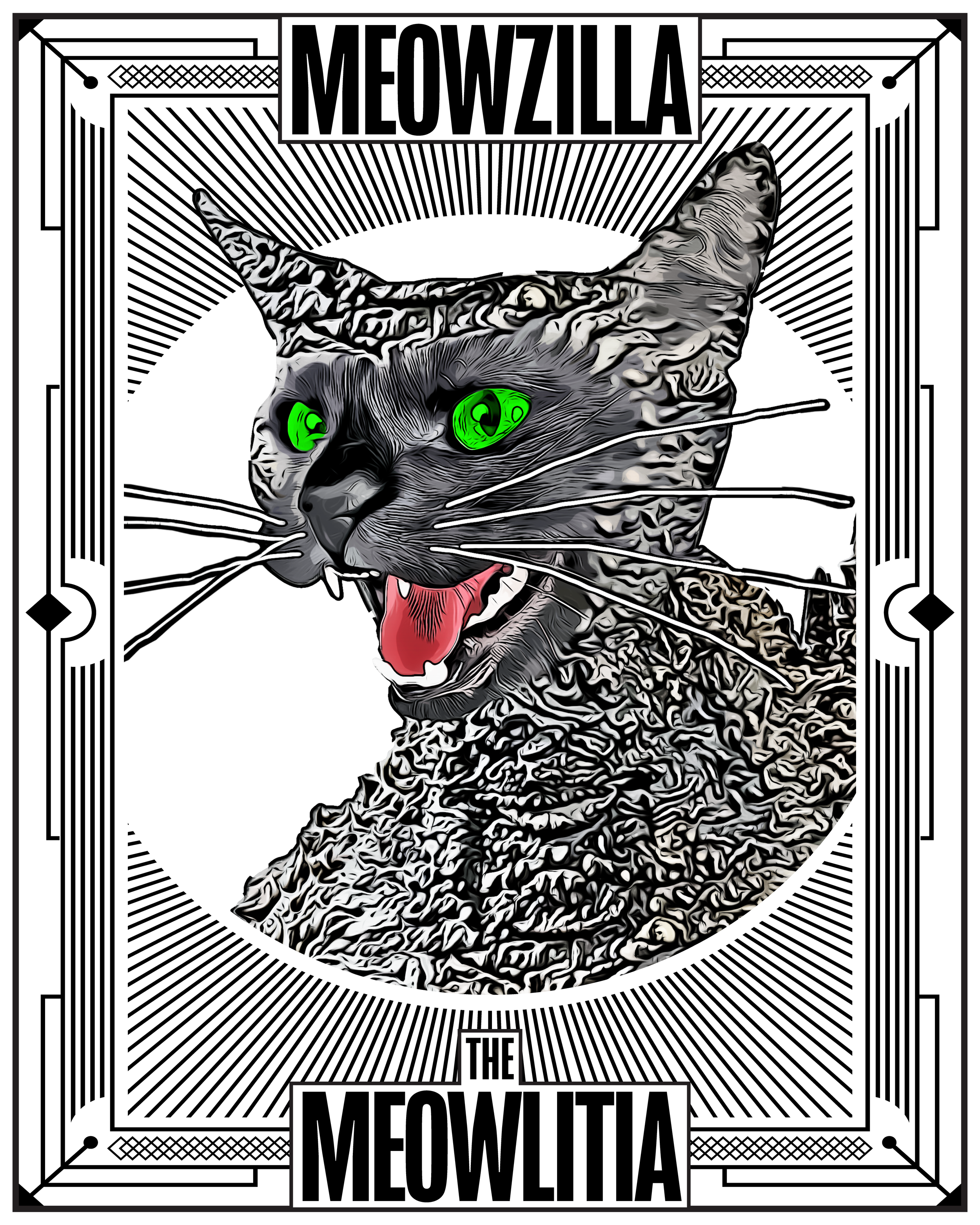 Meowzilla anomalous manifestation of Jade from The Meowliti
