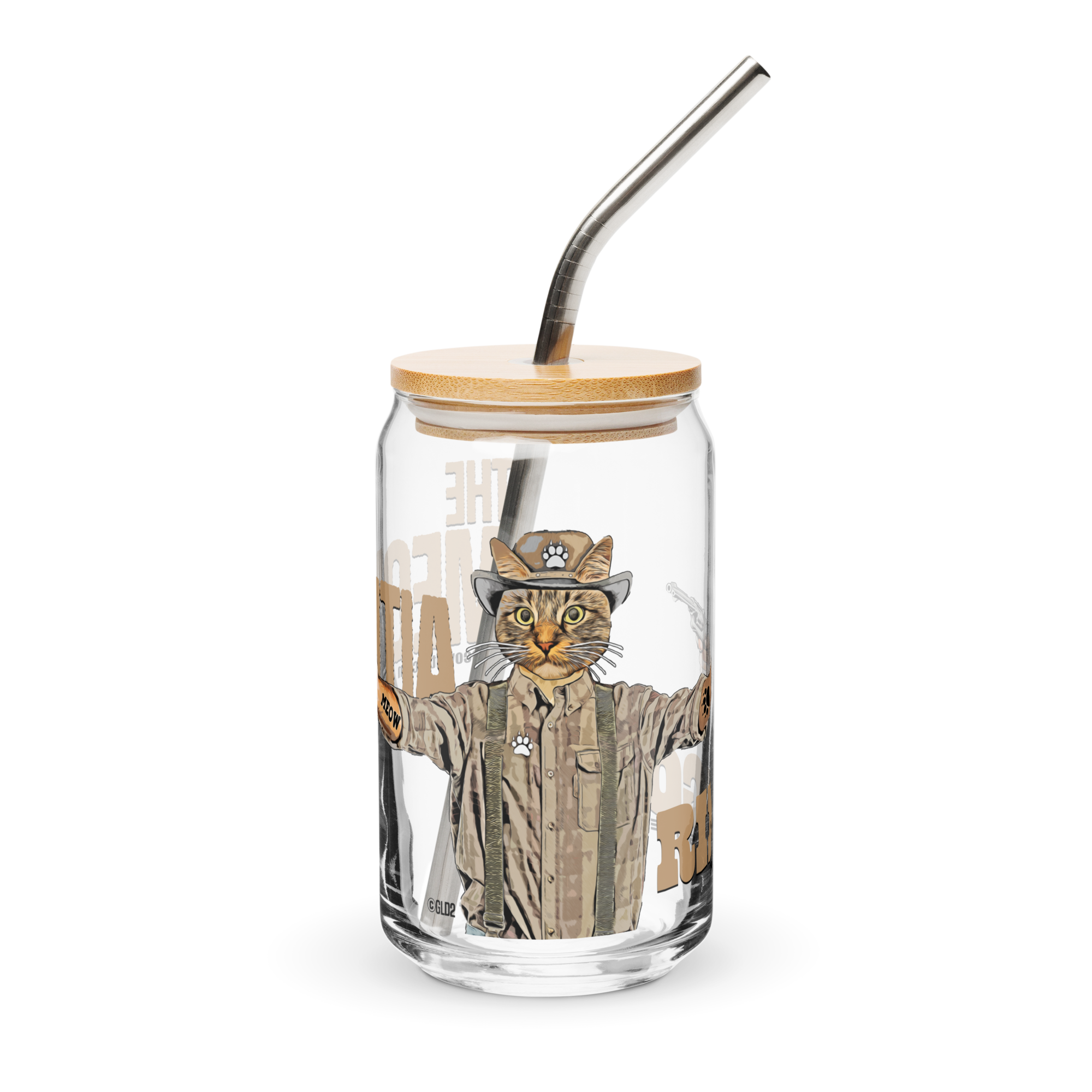 RINGO THE GUNSLINGER // 16 OZ CAN PINT GLASS