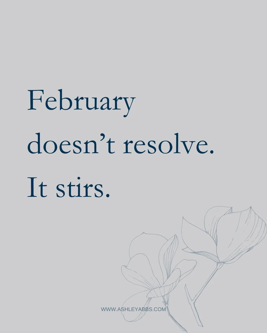 February has a way of inviting reflection without offering immediate direction.
If you&rsquo;ve found yourself circling questions or sensing a quiet internal shift, you&rsquo;re not behind &mdash; you&rsquo;re in a season of listening.

This month&rs
