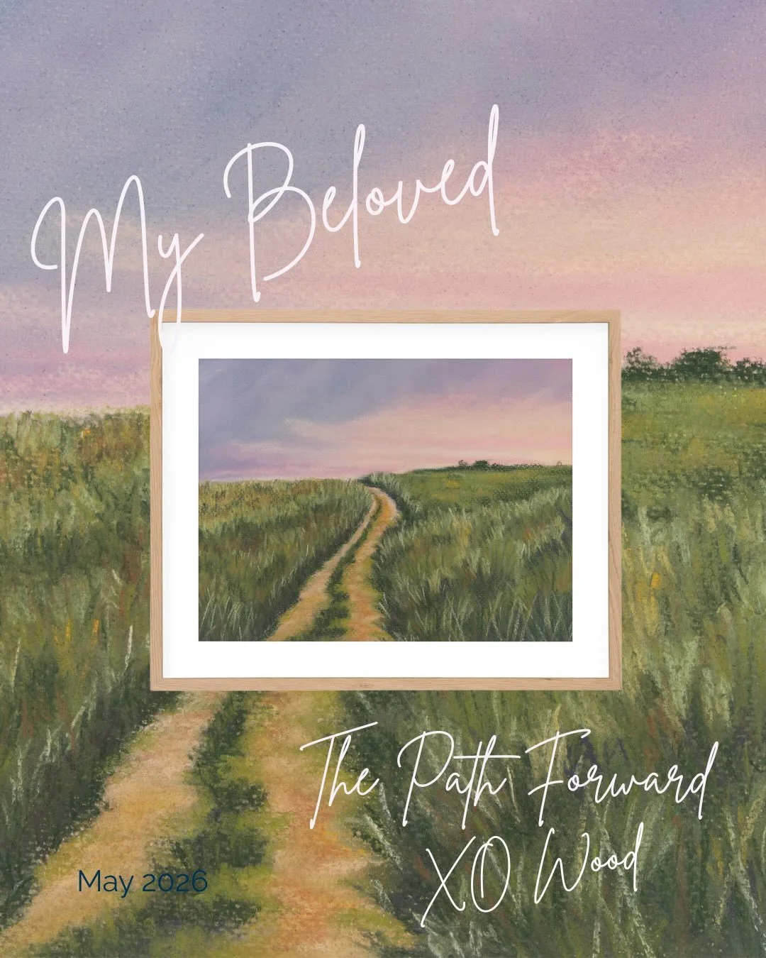 The Way Forward &mdash; May&rsquo;s Print Club is here, a little late, but right on time.

This month felt heavy in the best and hardest ways. I went quiet, I reformulated, and this piece came out of that. A path through tall grass, a horizon you can