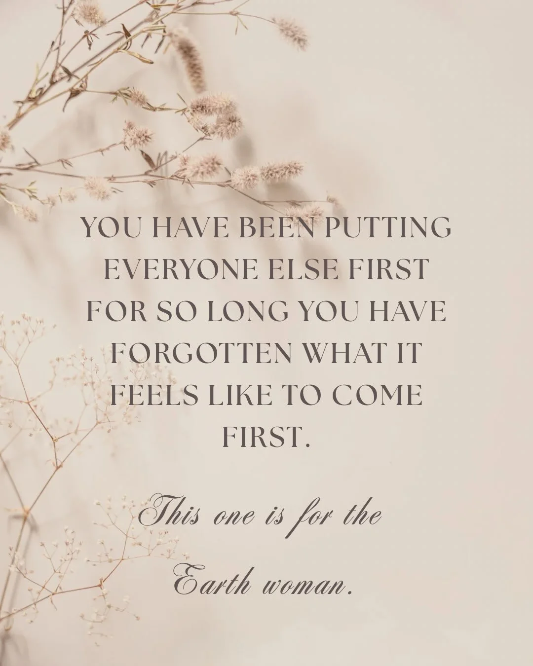 I used to think the Earth women in my clinic just needed better boundaries.

It took me years to understand that boundaries are not the problem. The problem is that no one ever taught her that her own needs are as valid as everyone else&rsquo;s. So s