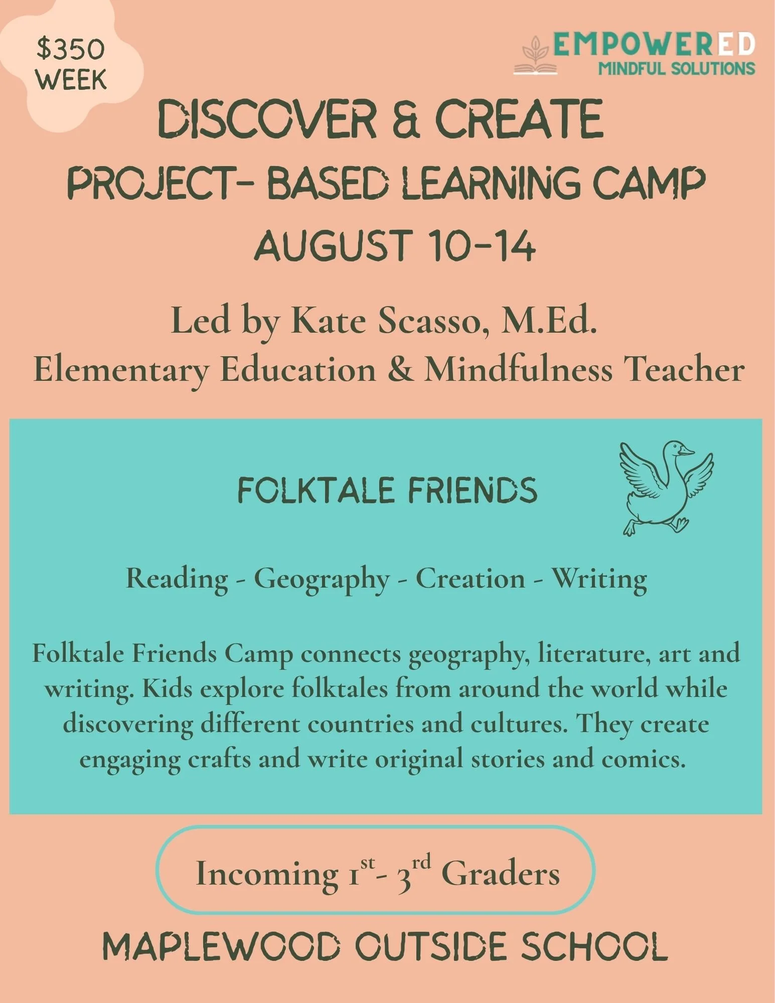 Folktale Friends Project-Based Learning Camp