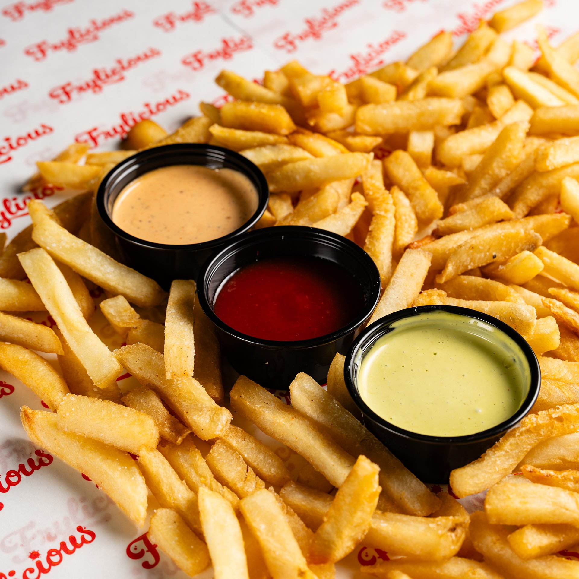 Triple the sauce, triple the fun! 🍟 Get your fry fix with the perfect flavor match. Which sauce are you starting with?

#frylicious #frenchfries #frieslover #foodlovers