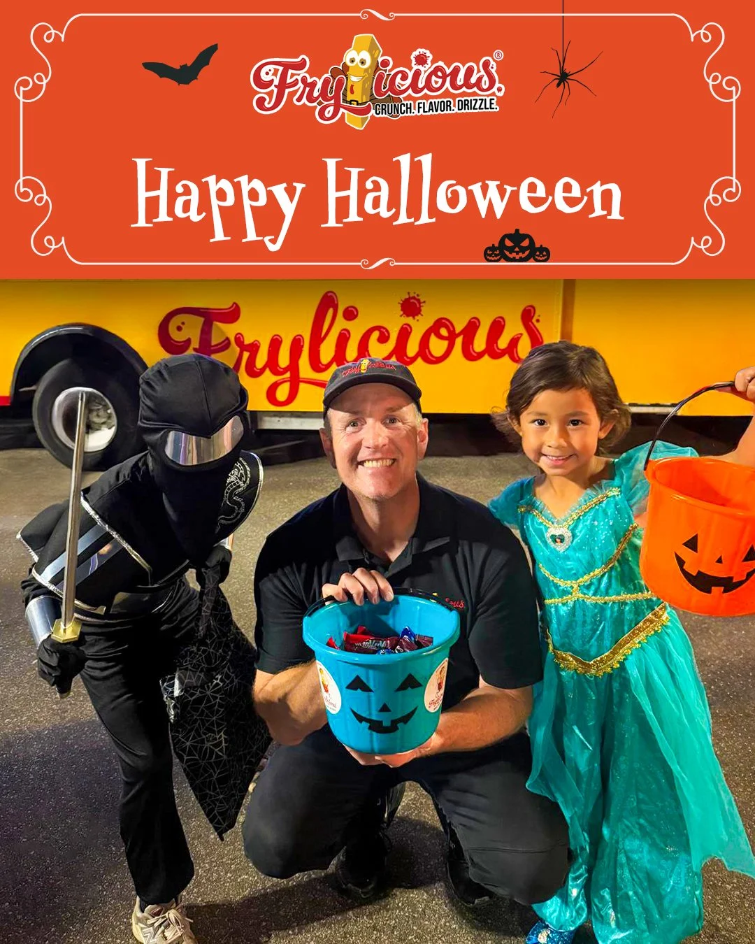 Spooky fun and tasty treats all around! Frylicious wishes you a Happy Halloween full of smiles and sweet moments.

#frylicious #frenchfries #halloween #orangecounty