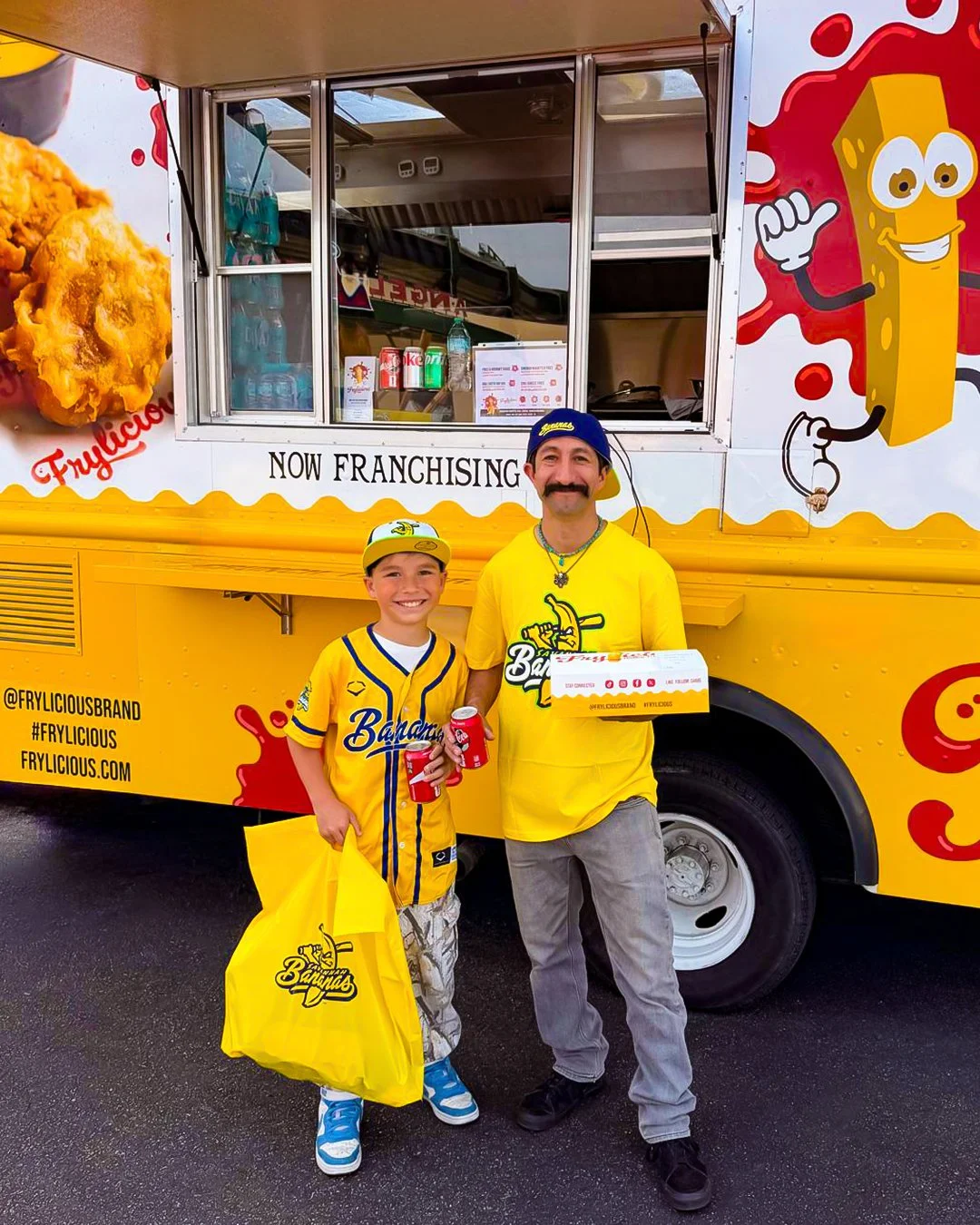 Yellow on yellow, smiles on smiles! Frylicious and Savannah Bananas vibes just make sense. 🍟

#frylicious #frenchfries #frieslover #foodlovers #orangecounty