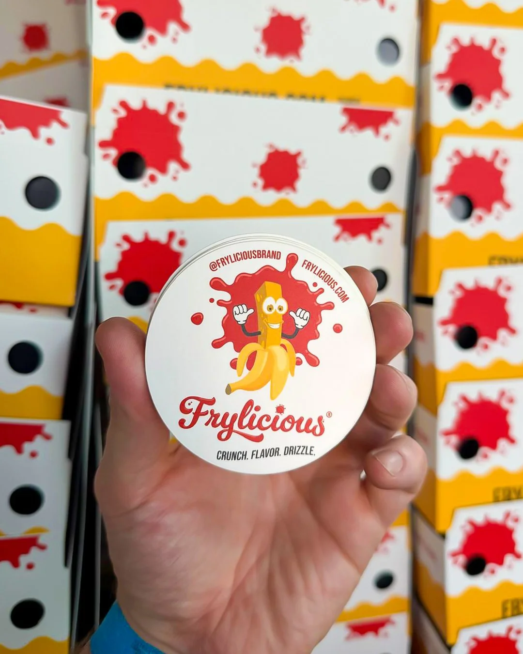 Kids love them, and we love giving them out. Free Frylicious stickers available at the truck. 🍟

#frylicious #frenchfries #frieslover #foodlovers #orangecounty