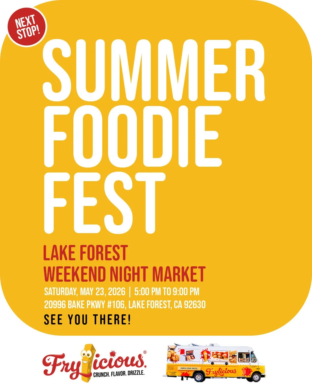 Summer Foodie Fest Lake Forest Weekend Night Market