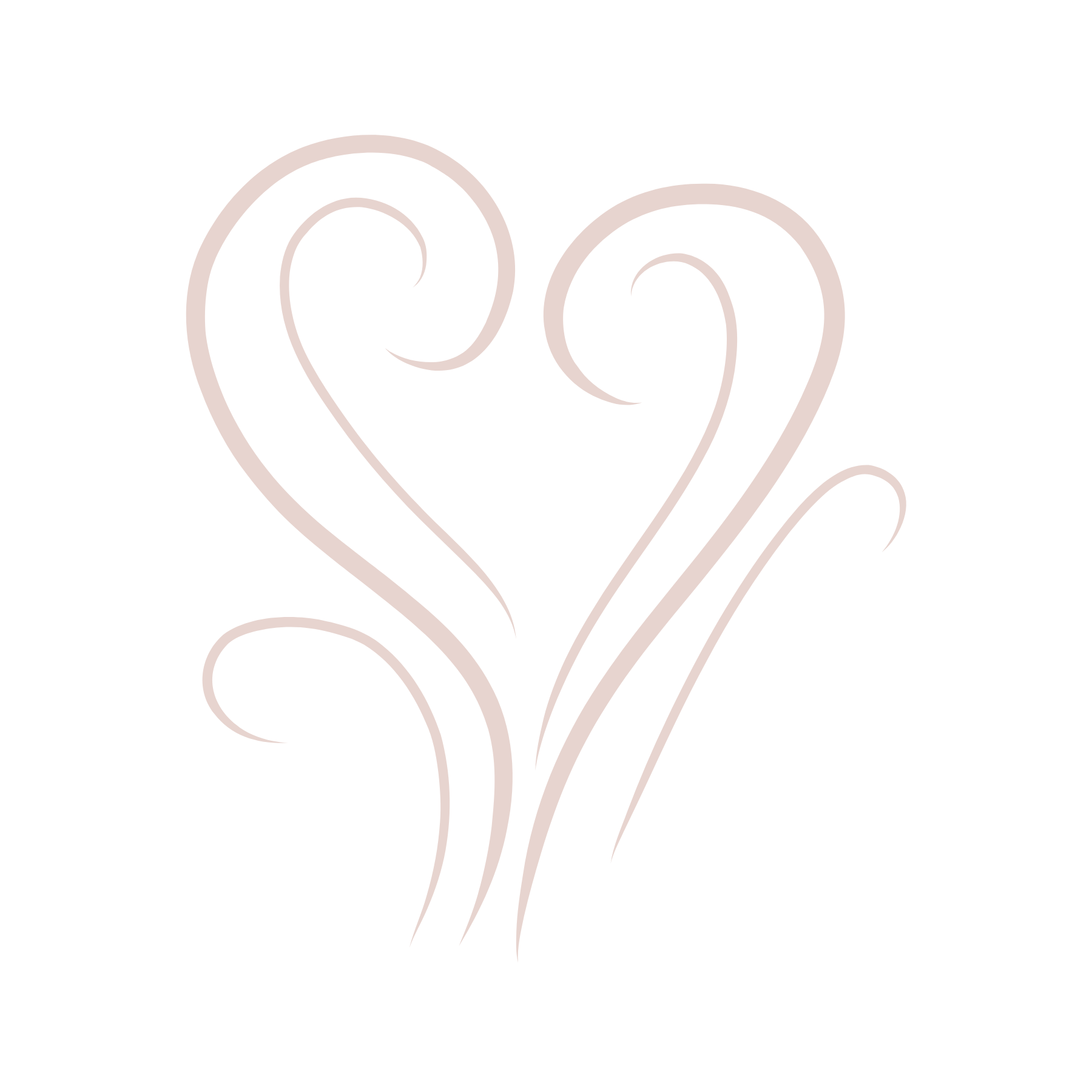 A graphic of heart-shaped steam on Nurture The Divine's website.