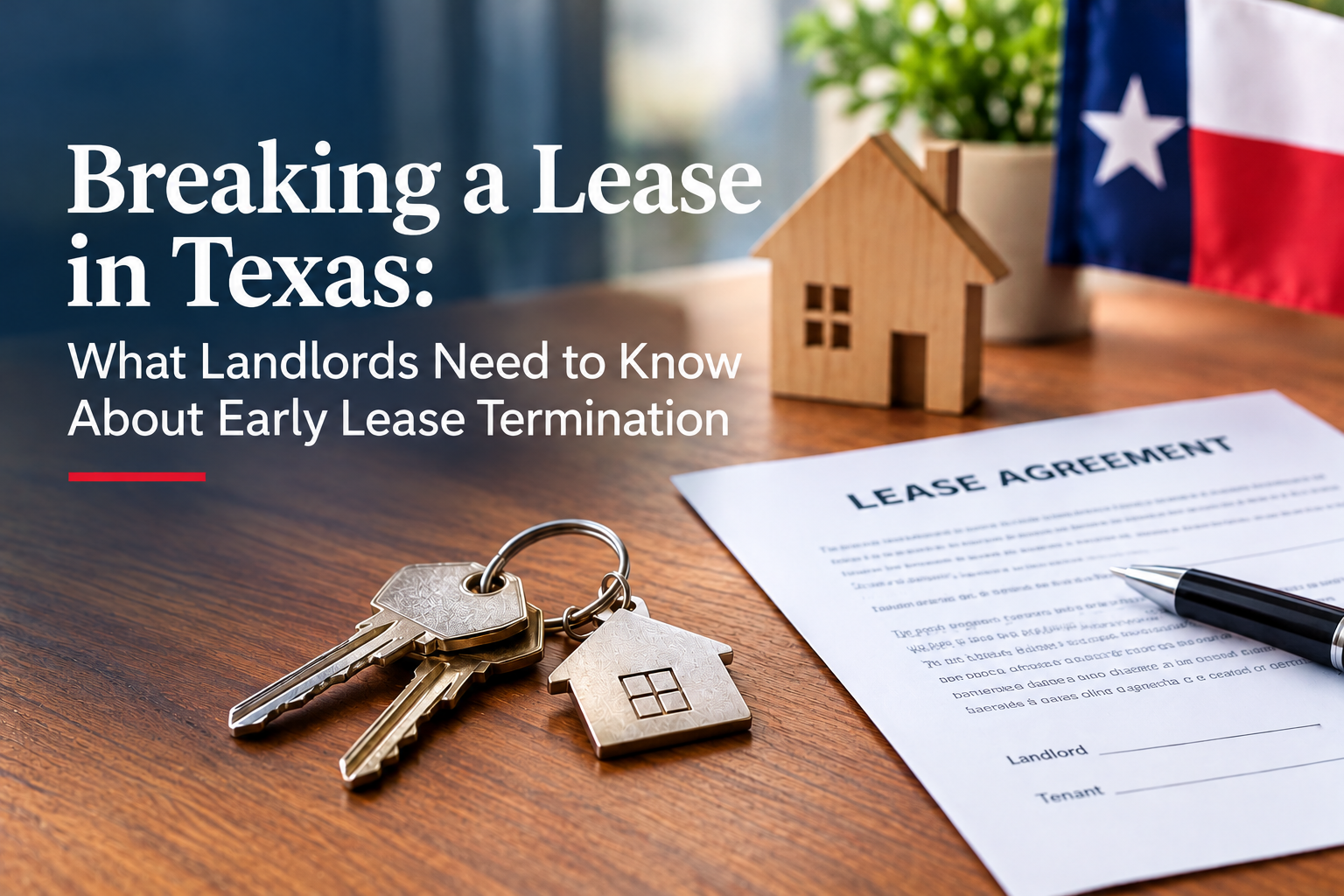 Breaking a Lease in Texas: What Landlords Need to Know About Early Lease Termination