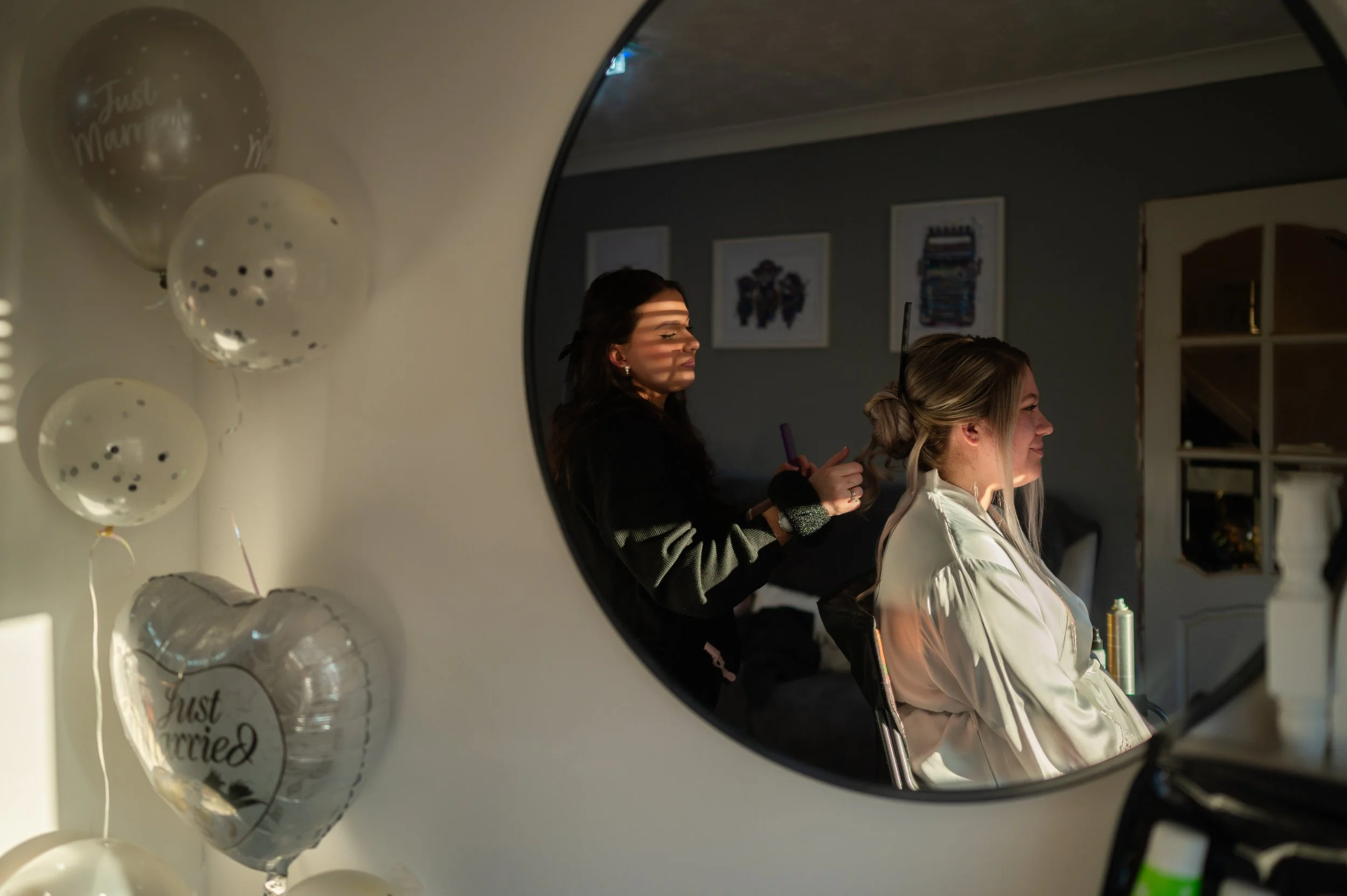 wedding bride prep preparations make up