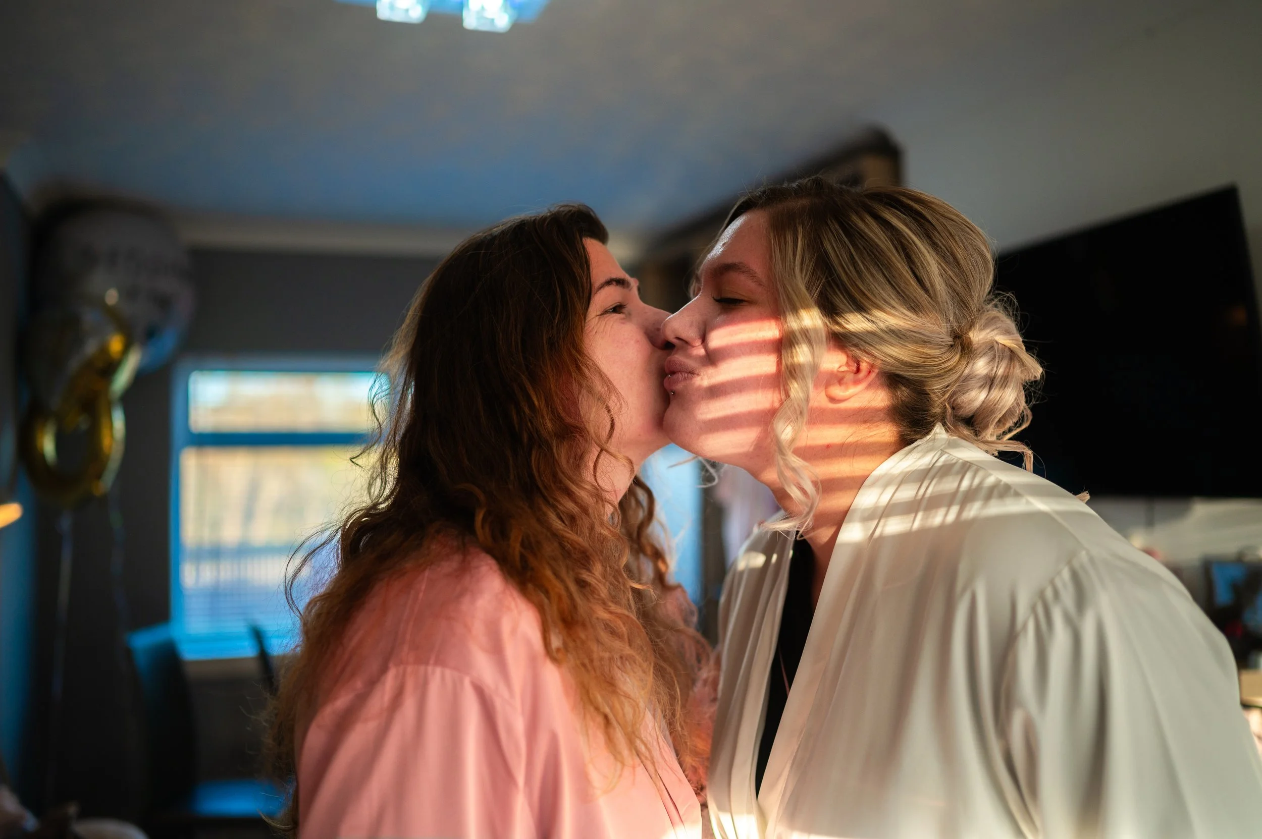 wedding bride with mom prep preparations make up
