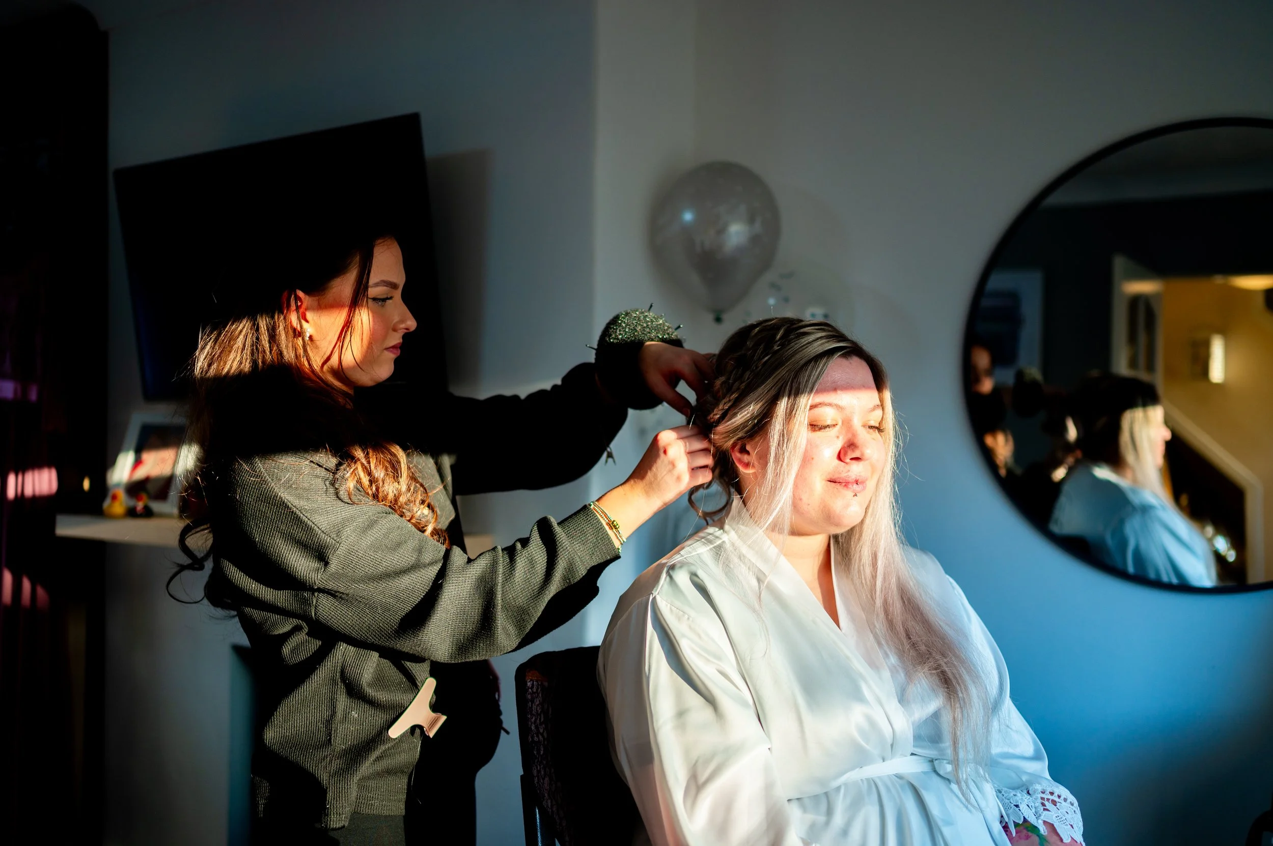 wedding bride prep preparations make up