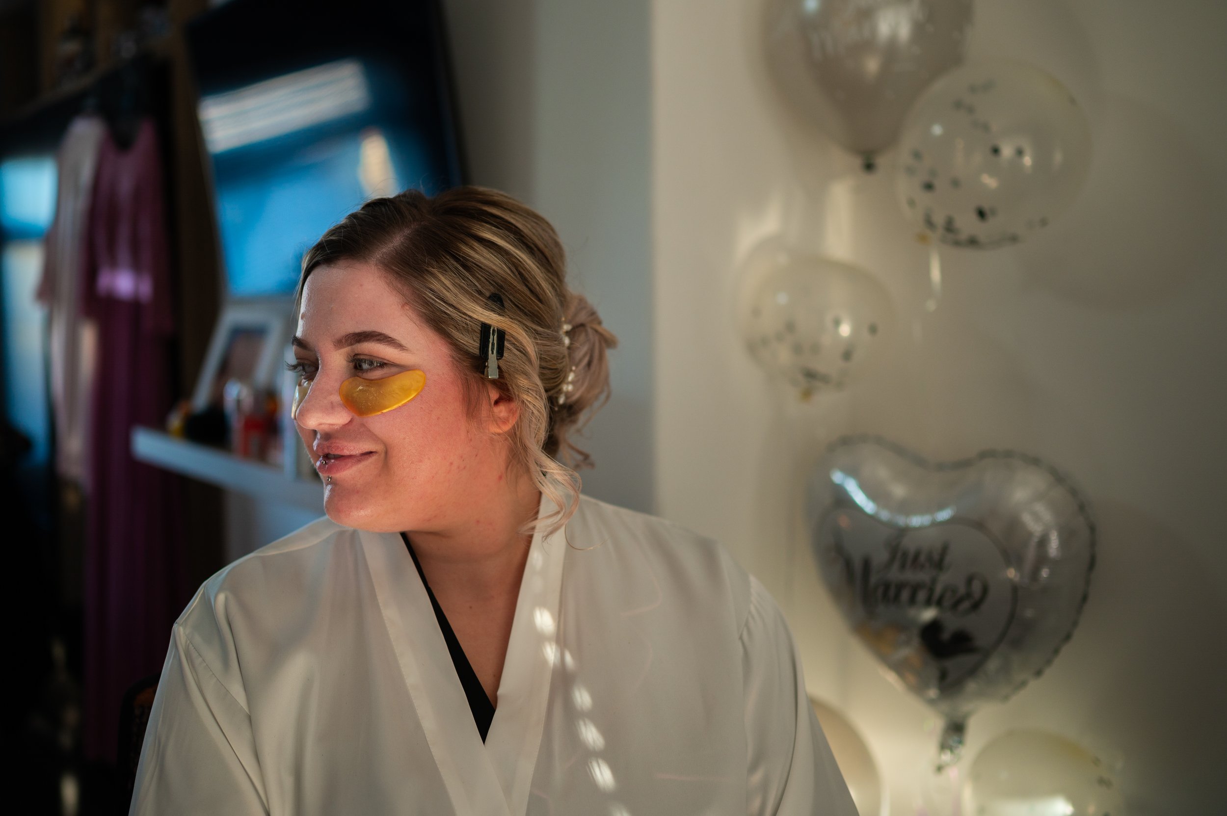 wedding bride prep preparations make up