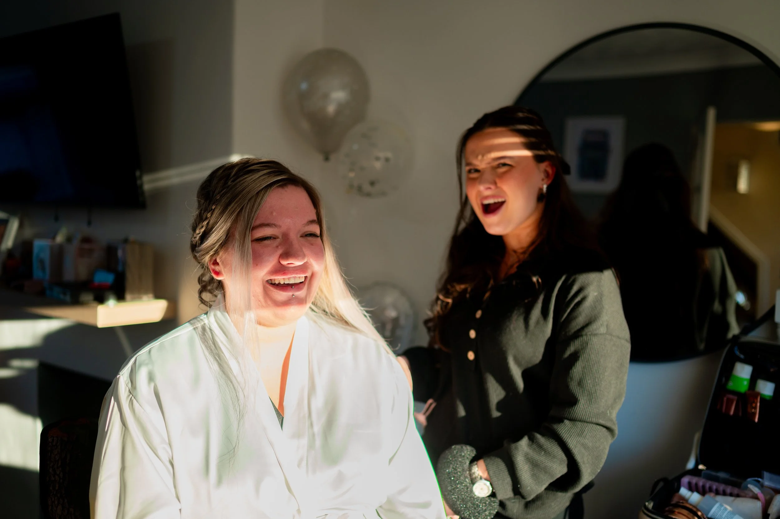 wedding bride prep preparations make up