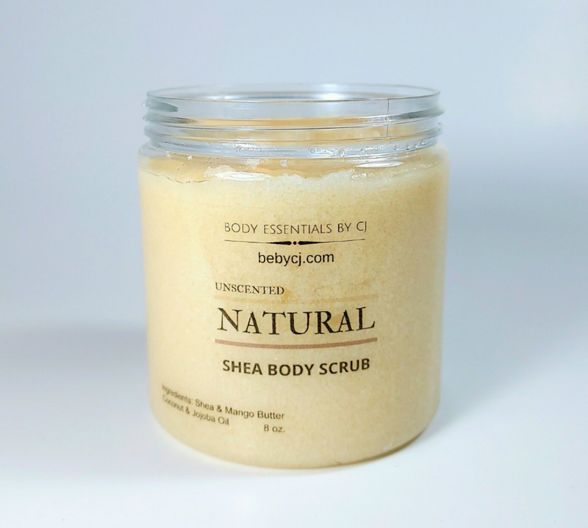 Unscented Shea Body Scrub - 8oz
