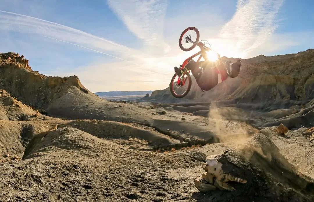 The best part about photography isn't the photo&mdash;it's being there when moments like this happen. Utah with @paulbasmtb was a good reminder of that. 

#utah #mountainbiking #mountainbike #backflip