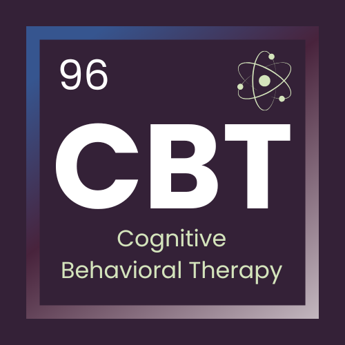 A graphic of an element for CBT Cognitive Behavioral Therapy